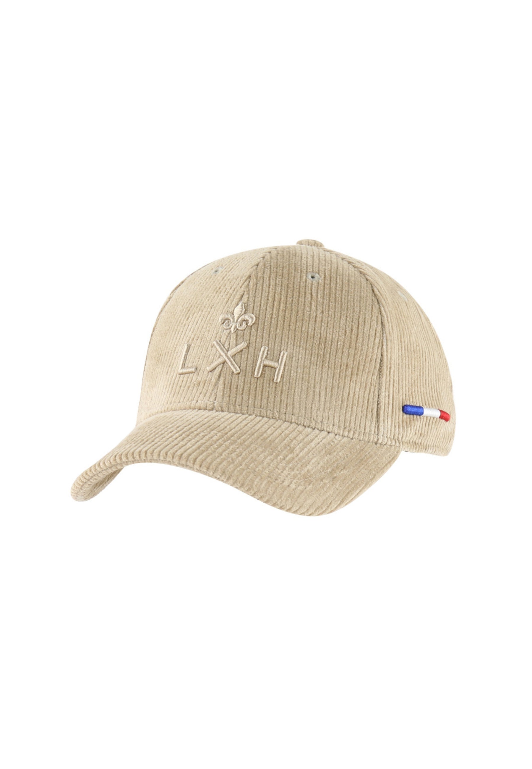 Casquette Velours Côtelé in Beige Foncé Caps LXH   