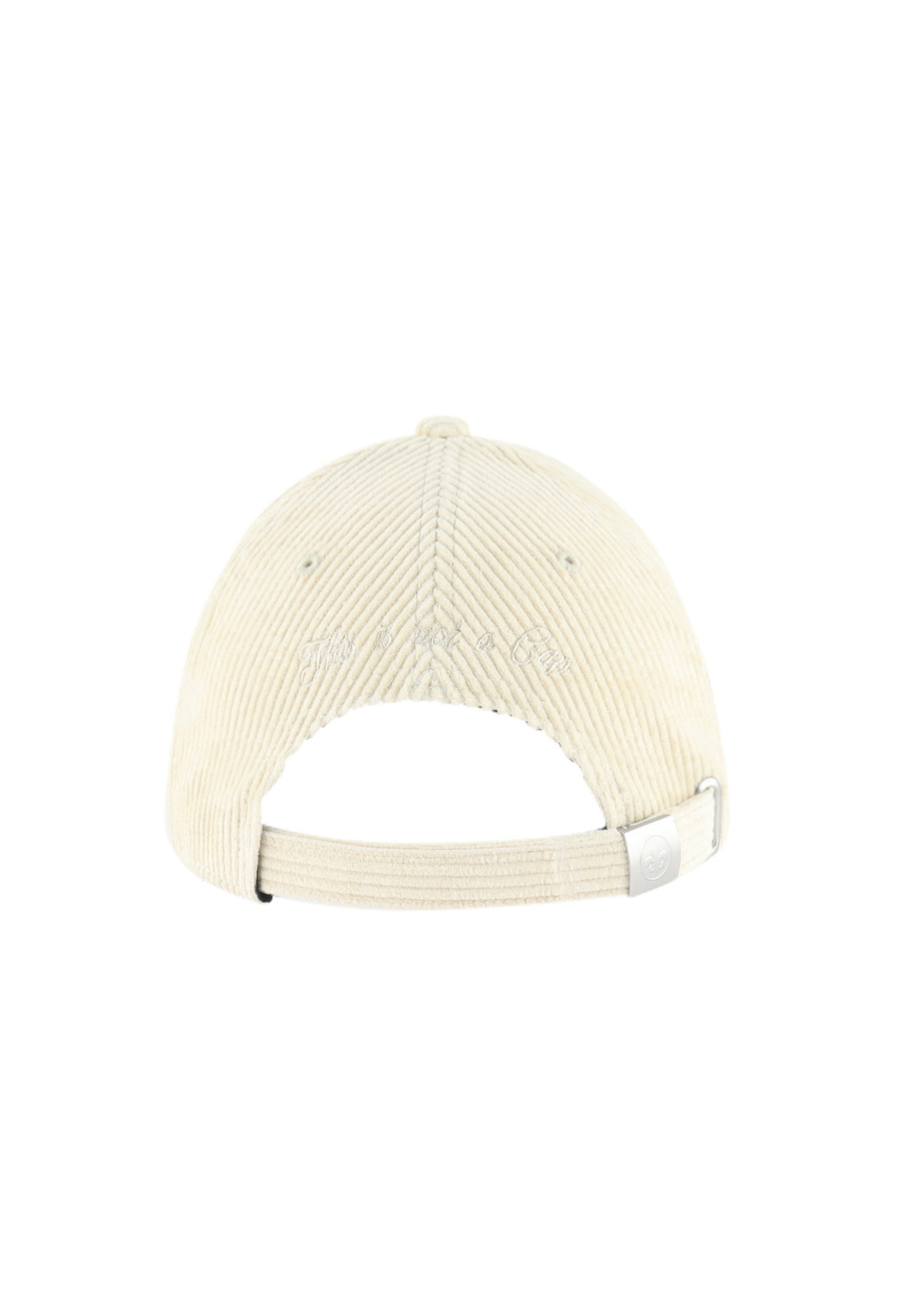 Casquette Velours Côtelé in Ivoire Caps LXH   