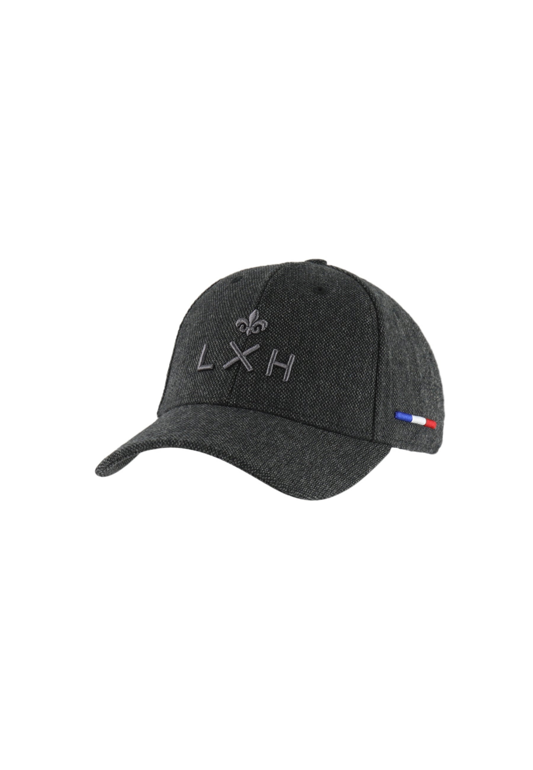 Casquette Laine Piquée in Noir Caps LXH   