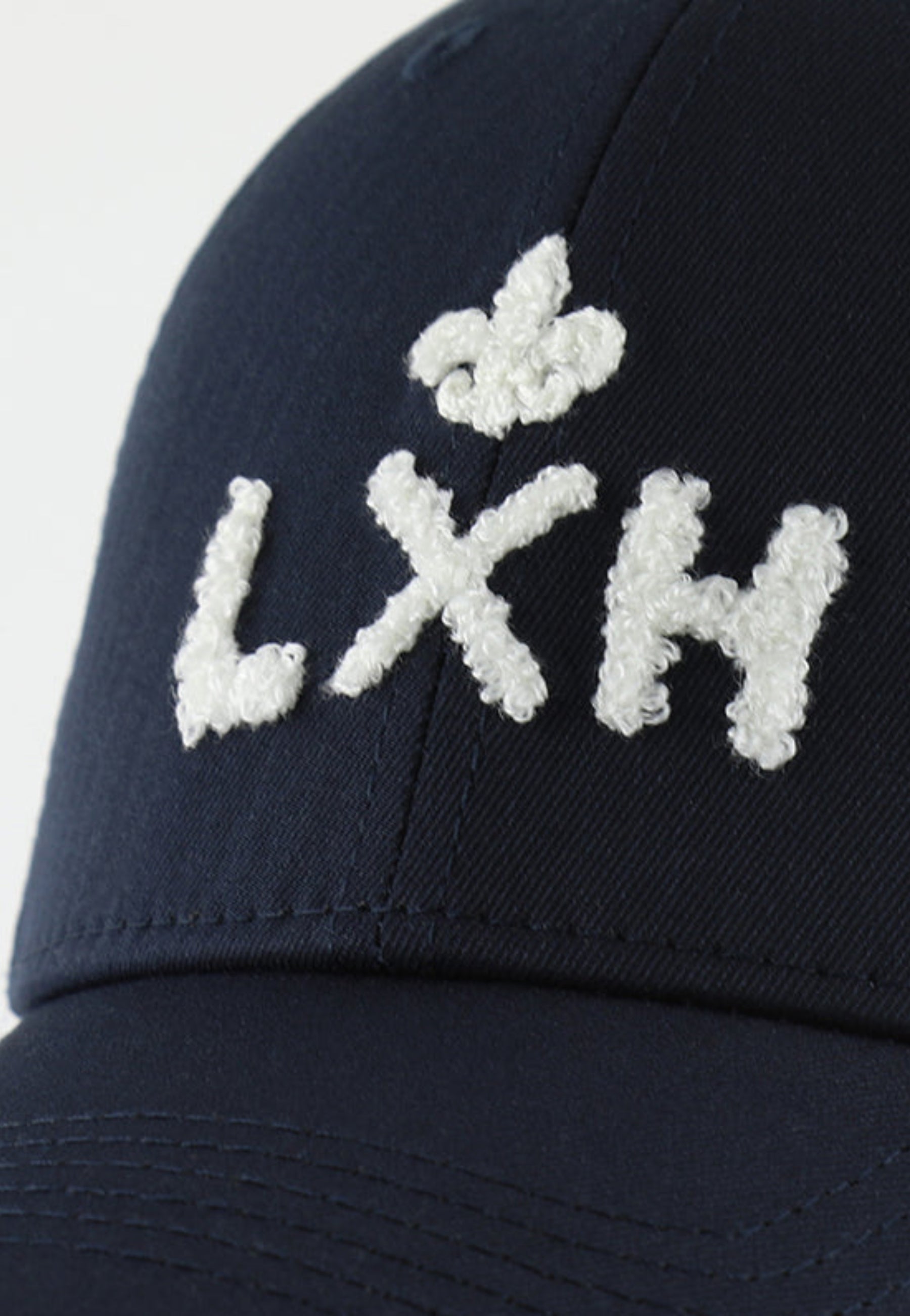 Casquette Coton - Logo in Bleu Marine Caps LXH   