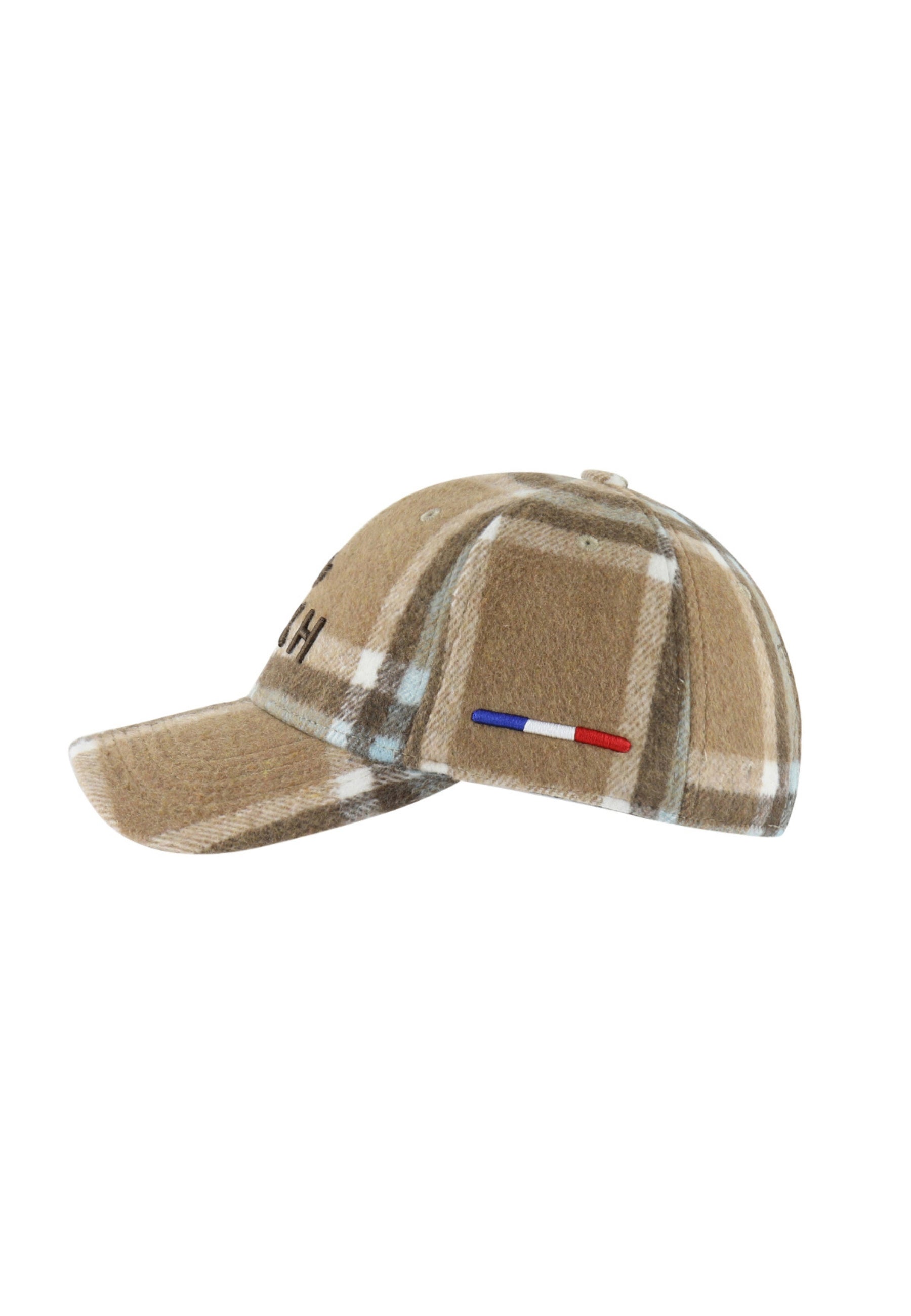 Casquette Tartan in Camel Caps LXH   