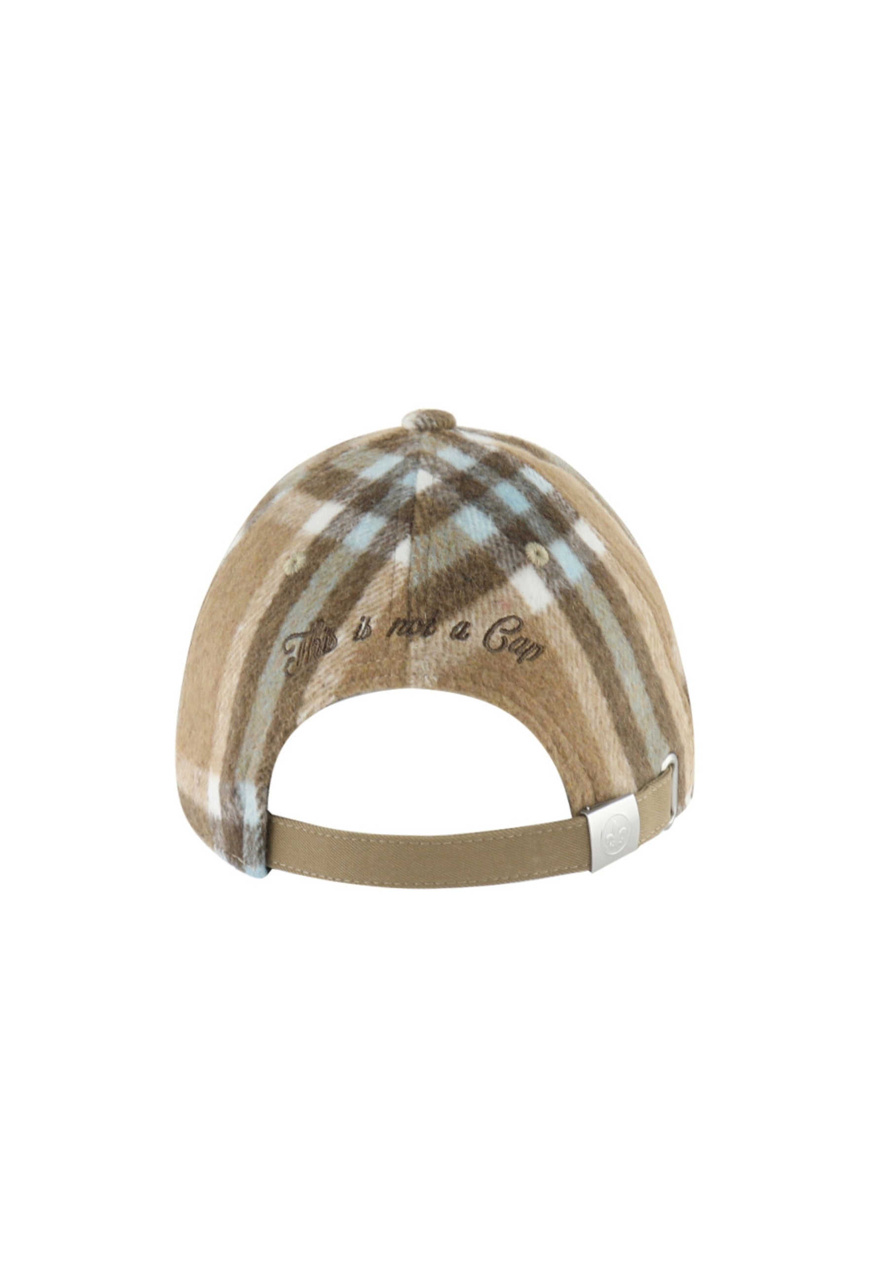 Casquette Tartan in Camel Caps LXH   