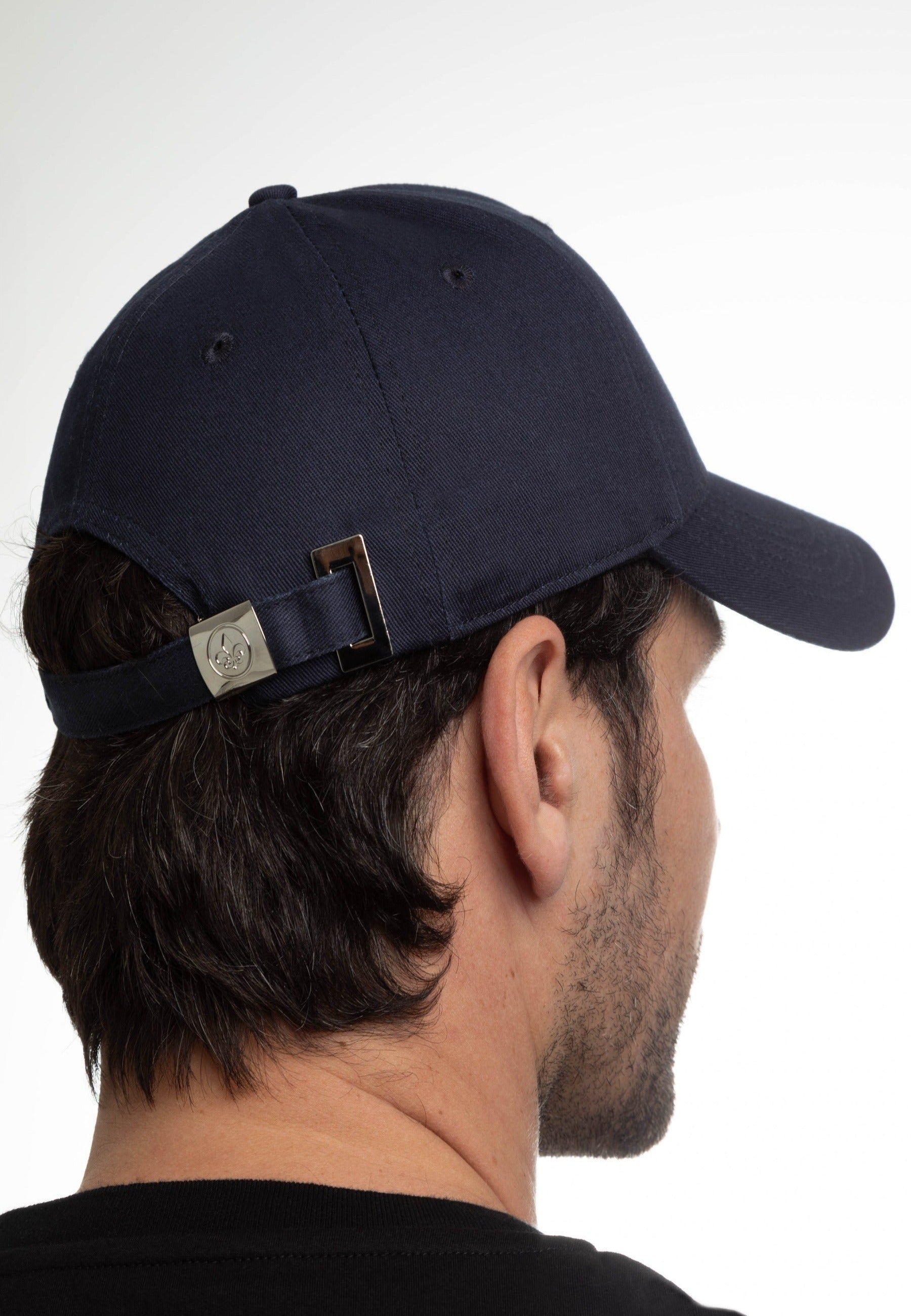 Casquette Coton - ADN in Bleu Marine Caps LXH   