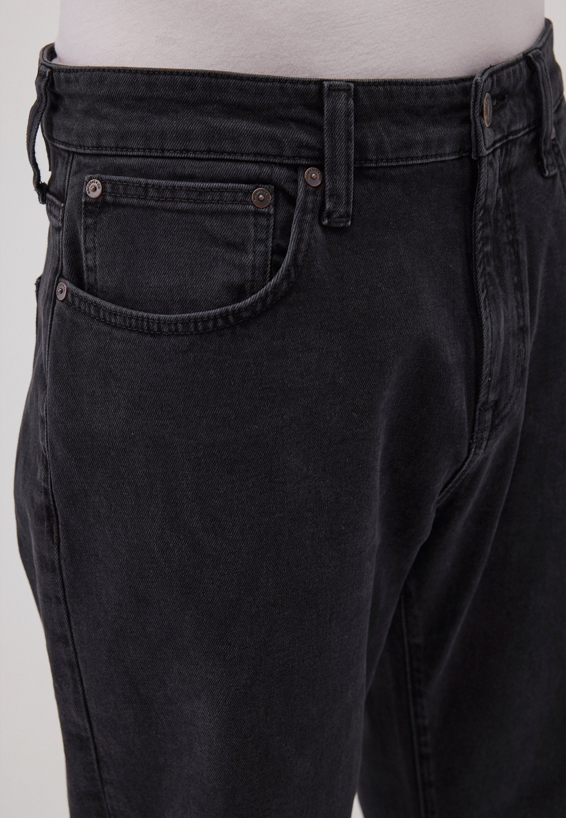 Lisbon in Smoke Str Jeans Mavi