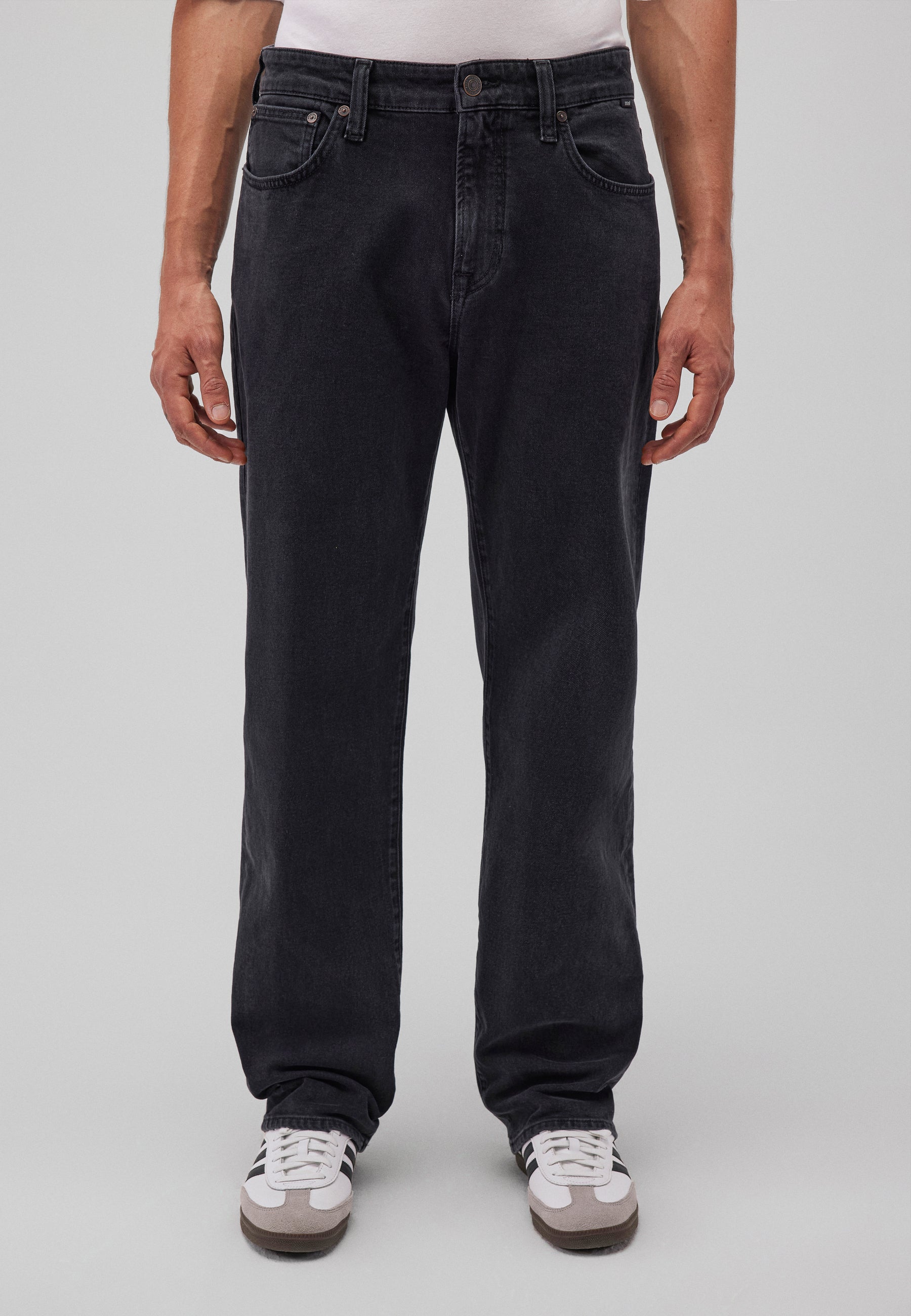 Lisbon in Smoke Str Jeans Mavi