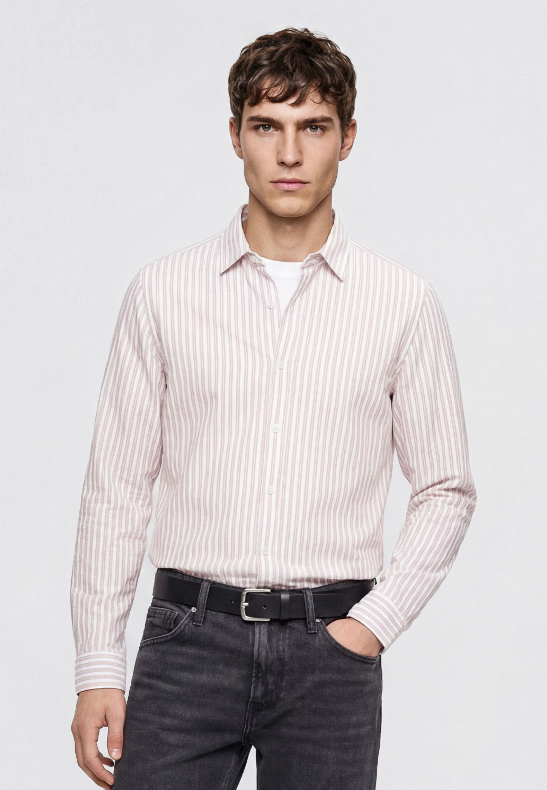 Stripe Shirt in Falcon Stripe Shirts Mavi