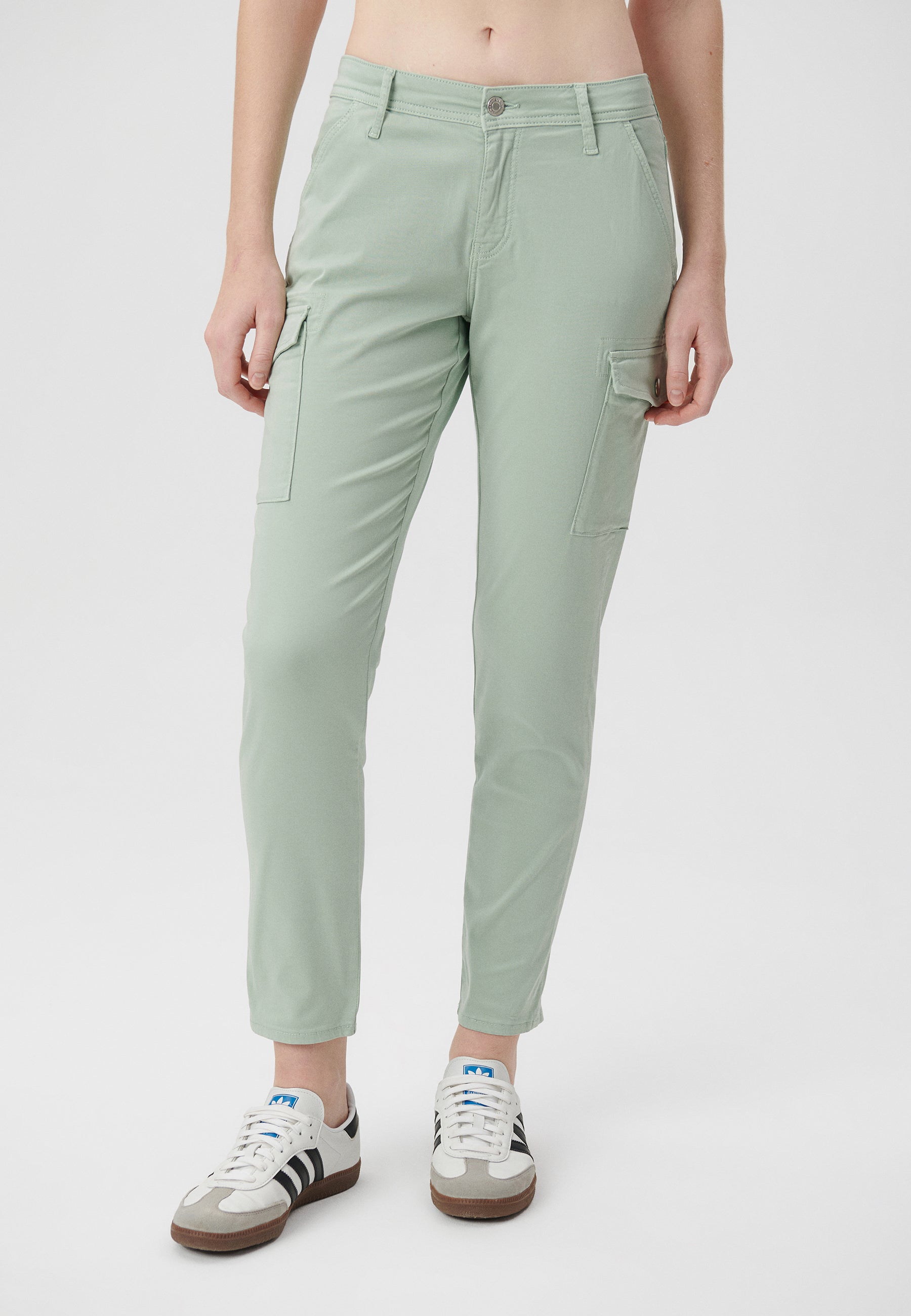 Luzi in jadeite sateen pants Mavi   