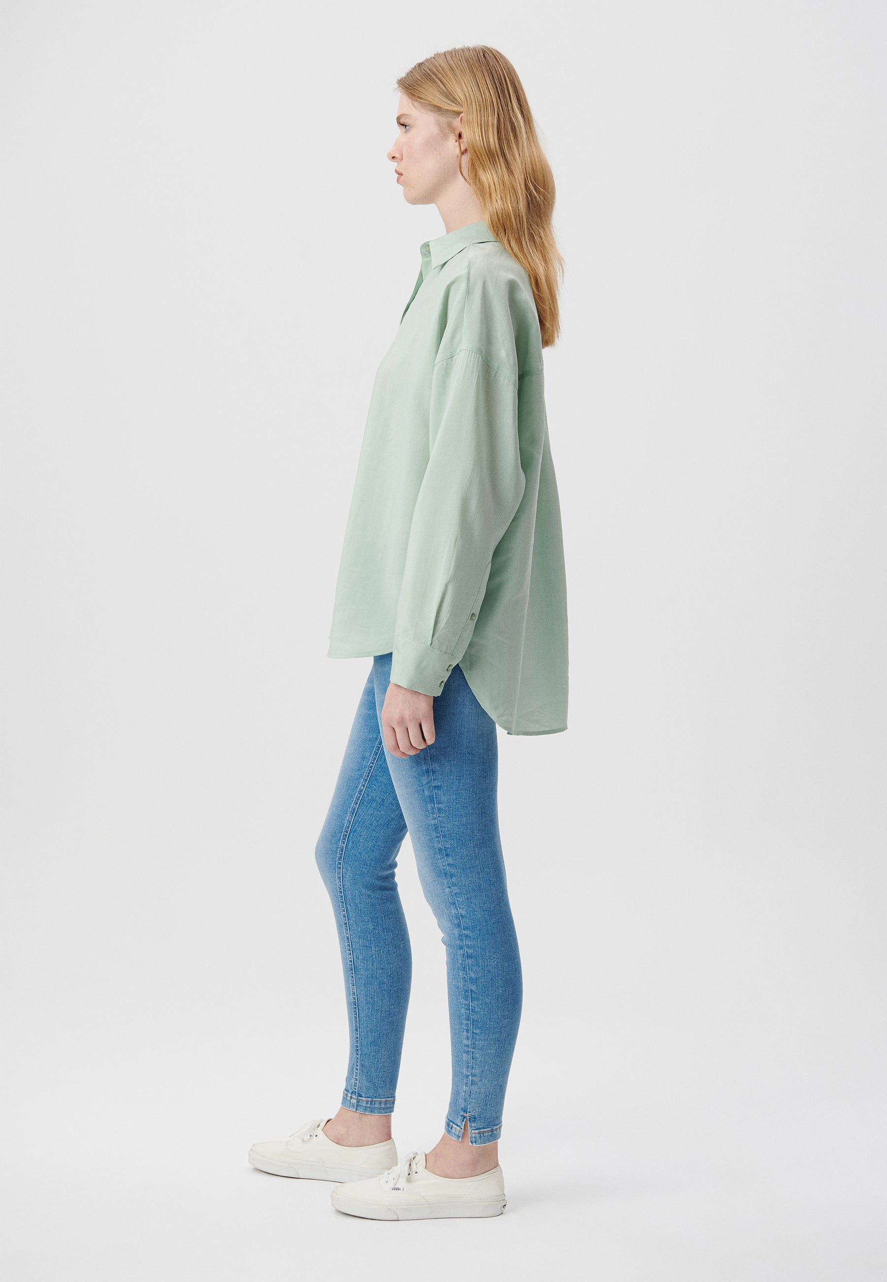 Long Sleeve Shirts in Jadeite Shirts Mavi   