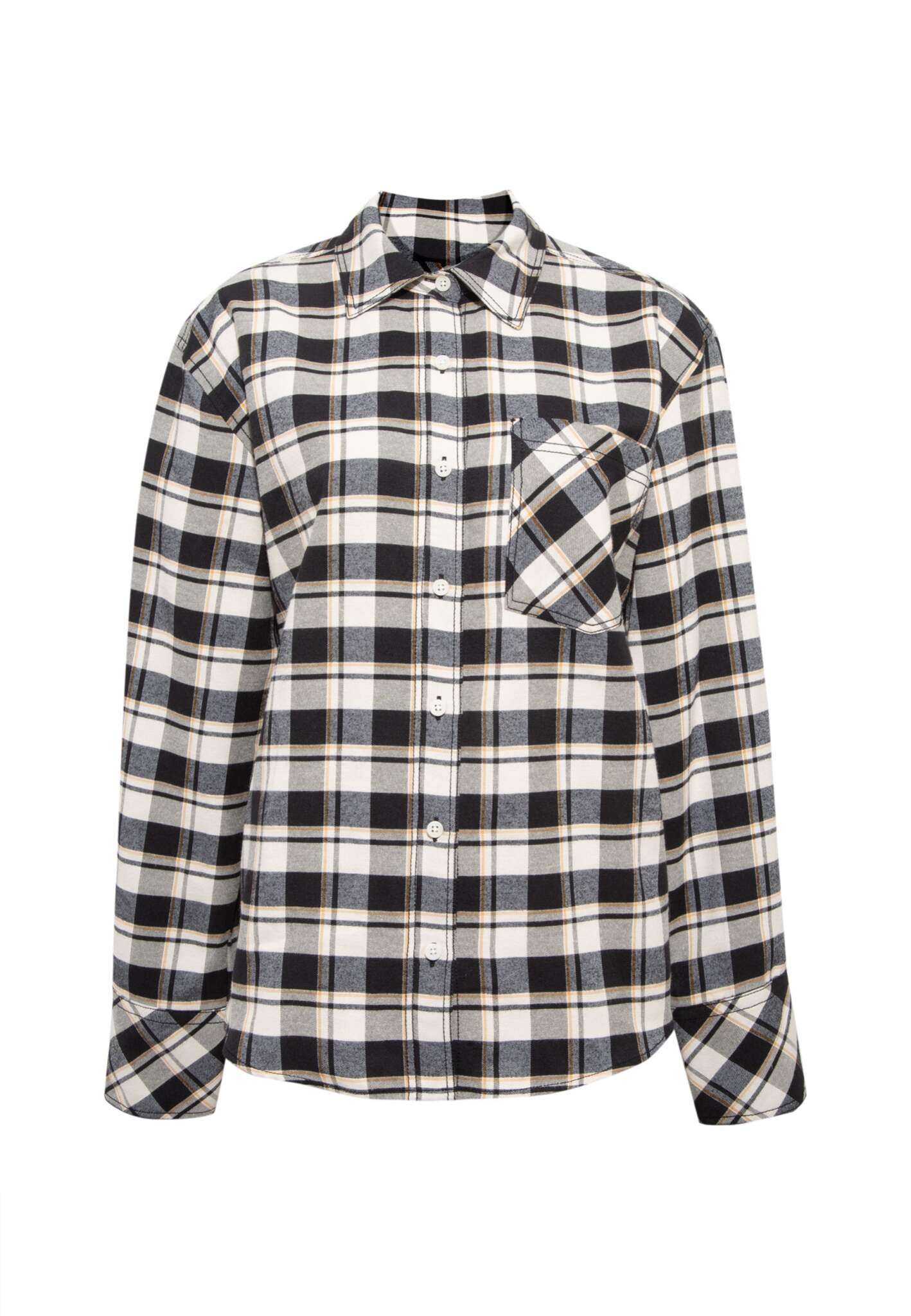 Woven Shirt in Brown Check Shirts Mavi