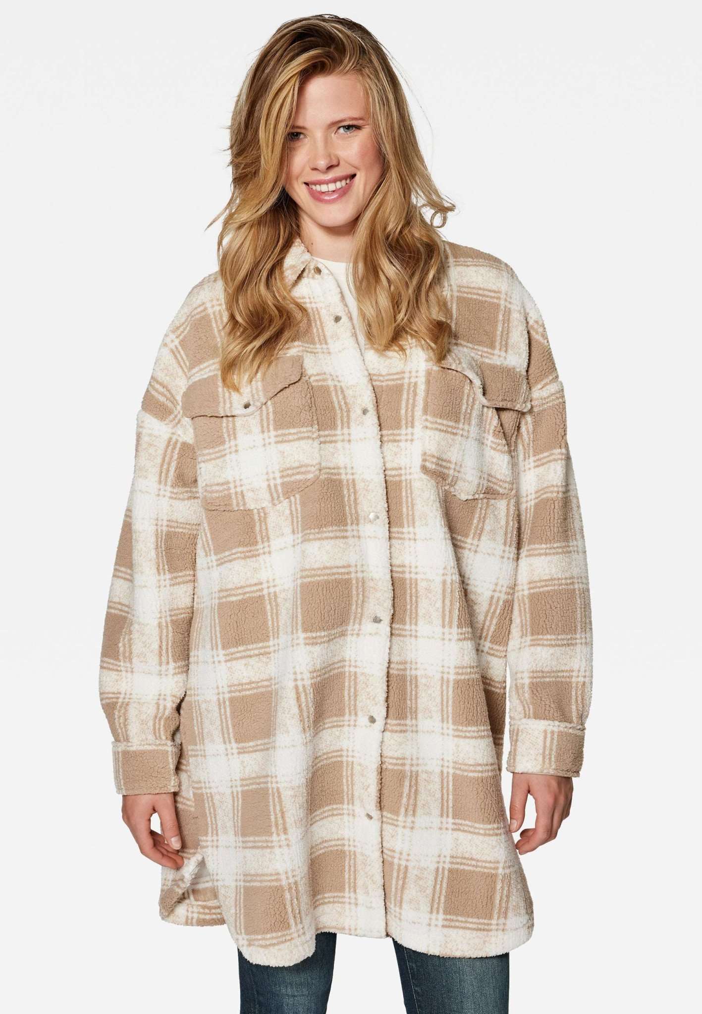 Long Sleeve Shirt in Cobblestone Check Shirts Mavi   