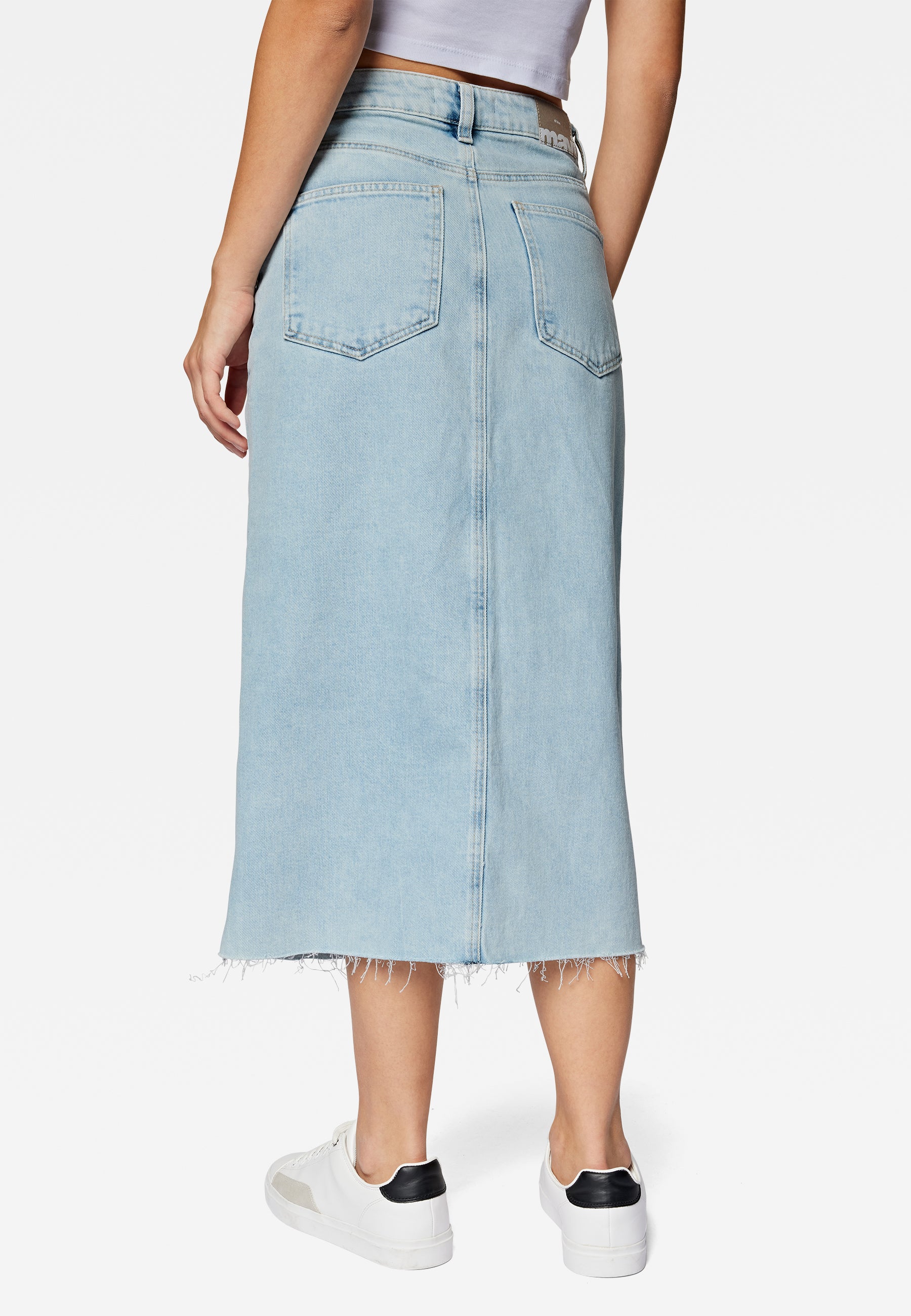 Marin in Lt Denim Skirts Mavi   