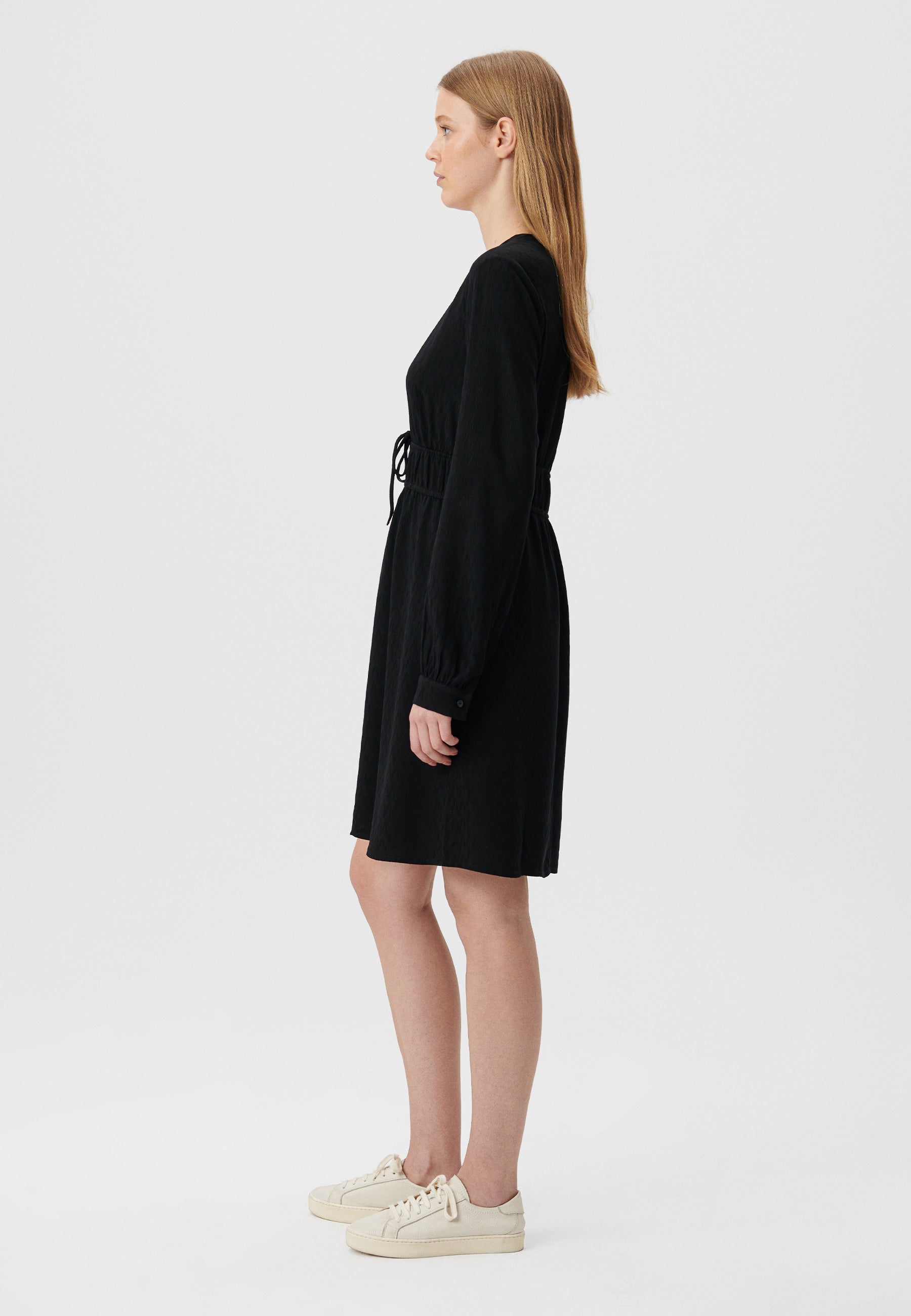 Mini Woven Dress in Black Dresses Mavi   