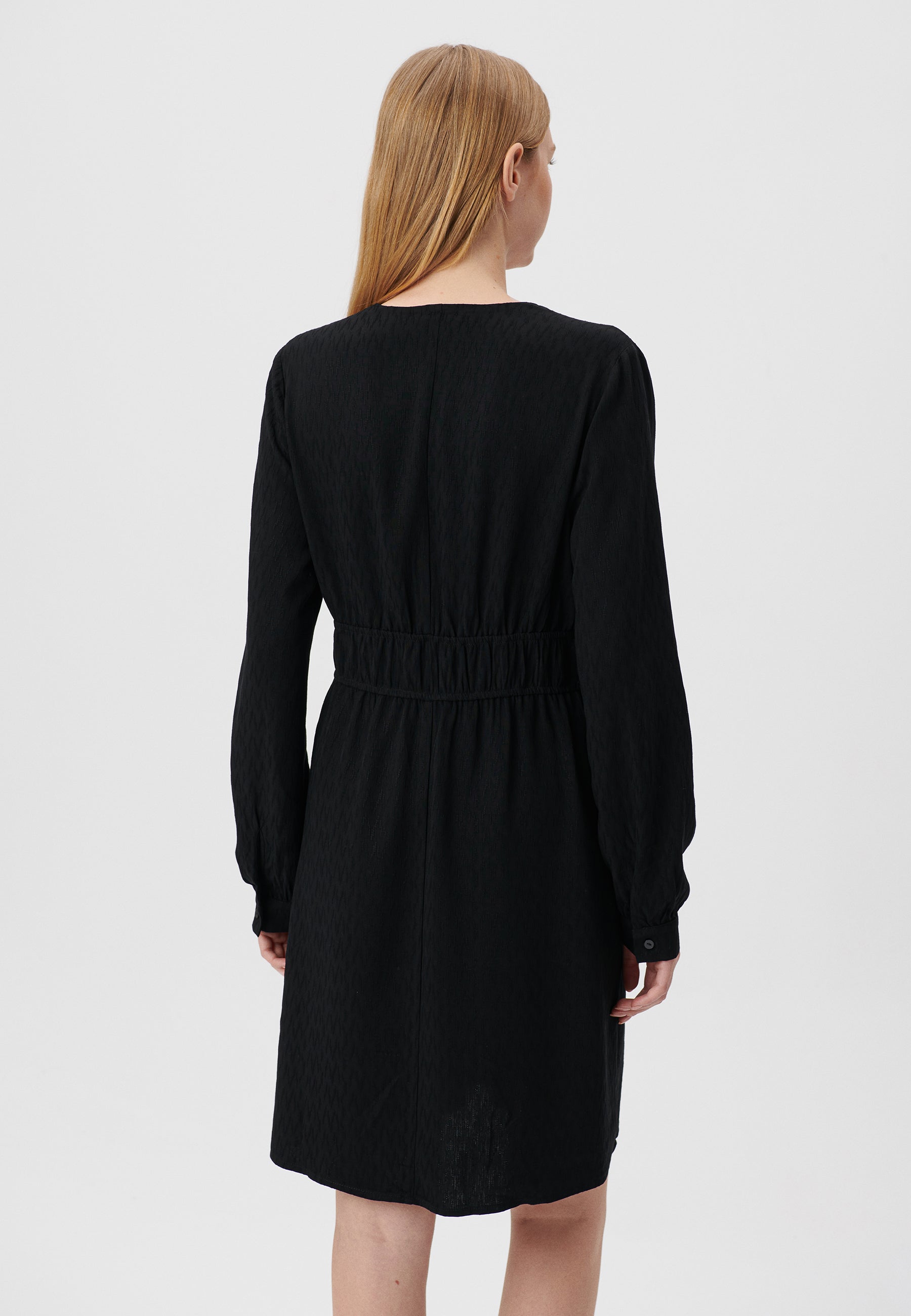 Mini Woven Dress in Black Dresses Mavi   