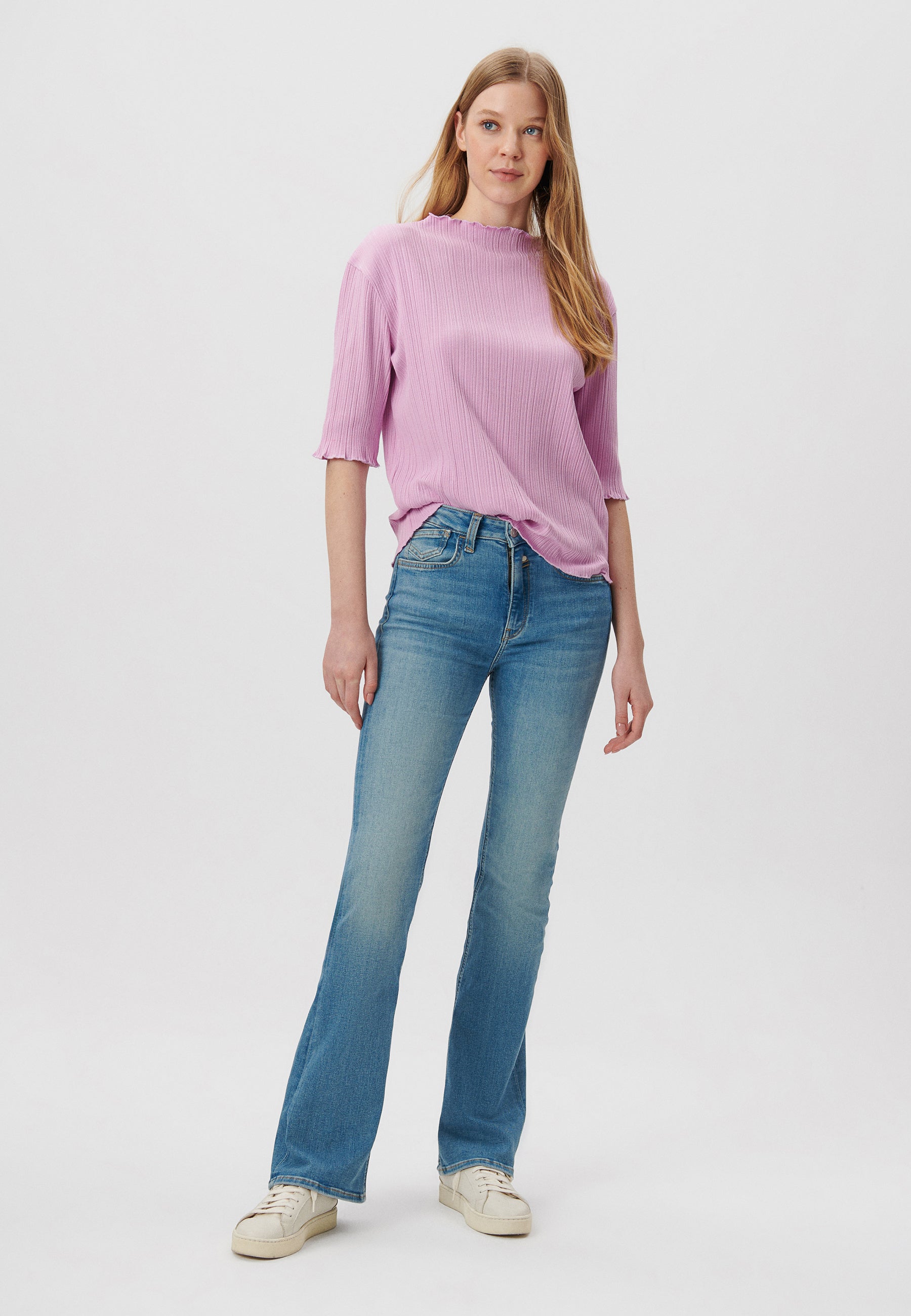 Short Sleeve T-Shirt in Pastel Lavender T-Shirts Mavi   