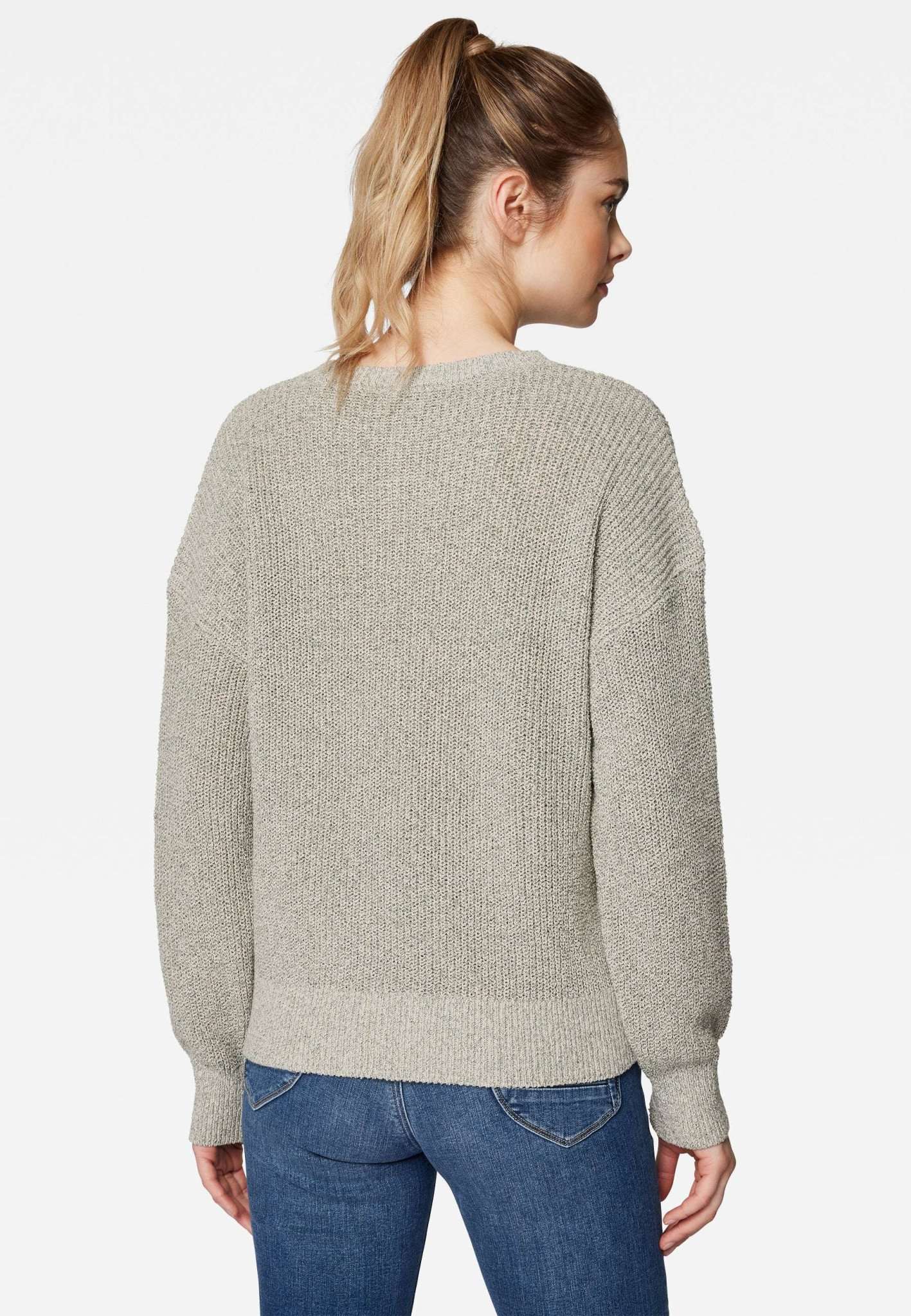 Crew Neck Sweater in Dark Green Sweater Mavi   