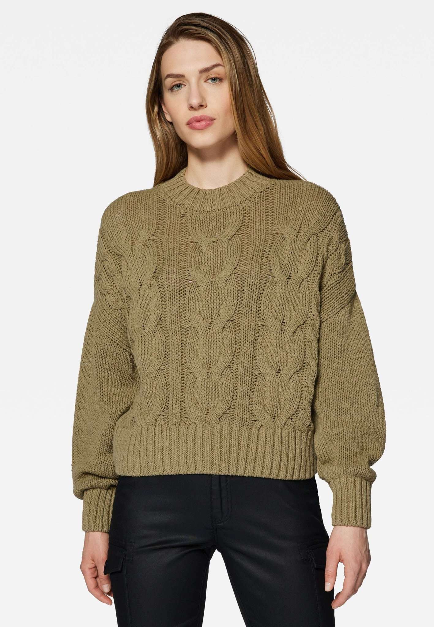 Crew Neck Sweater in Mermaid Sweater Mavi   