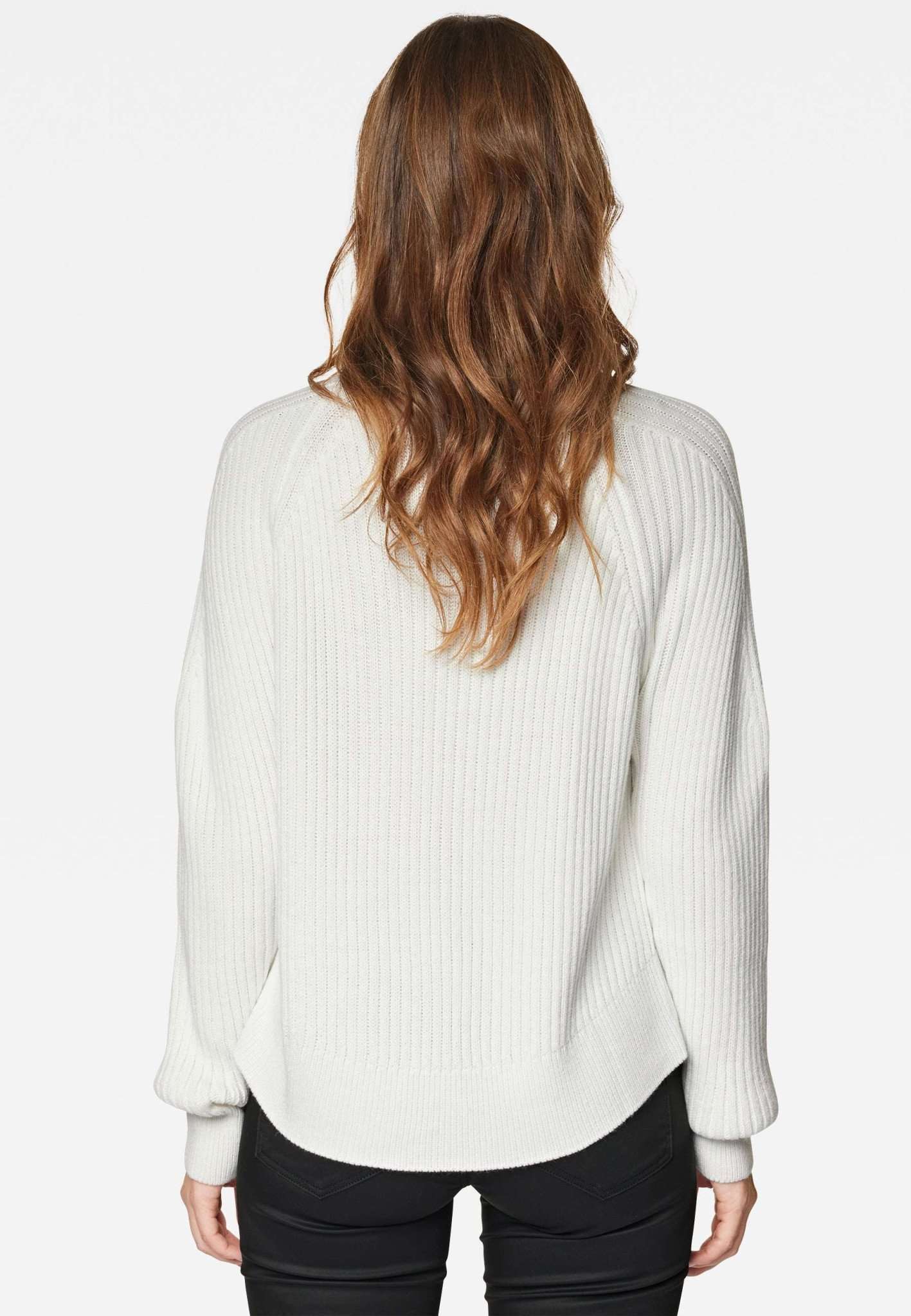 Crew neck sweater in tofu sweater Mavi   