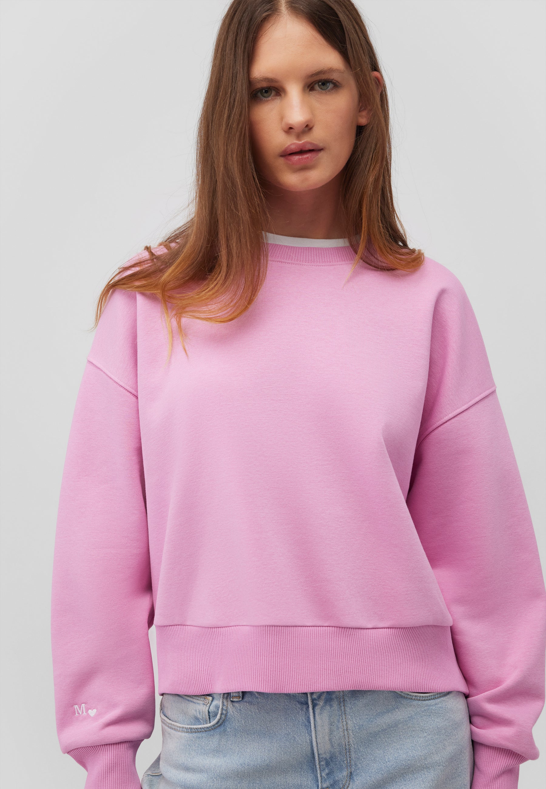 Crew neck sweatshirt in Moonlite Mauve Sweatshirts Mavi