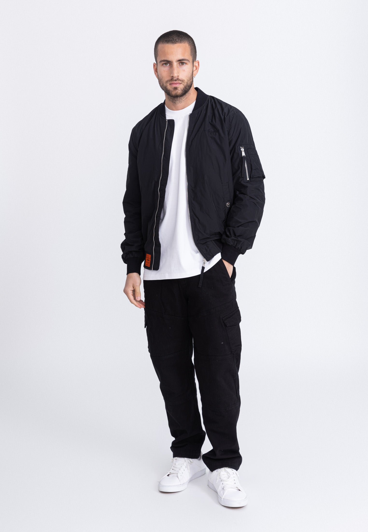 MA1 M Bomber jacket in Black Jackets Bombers Original   