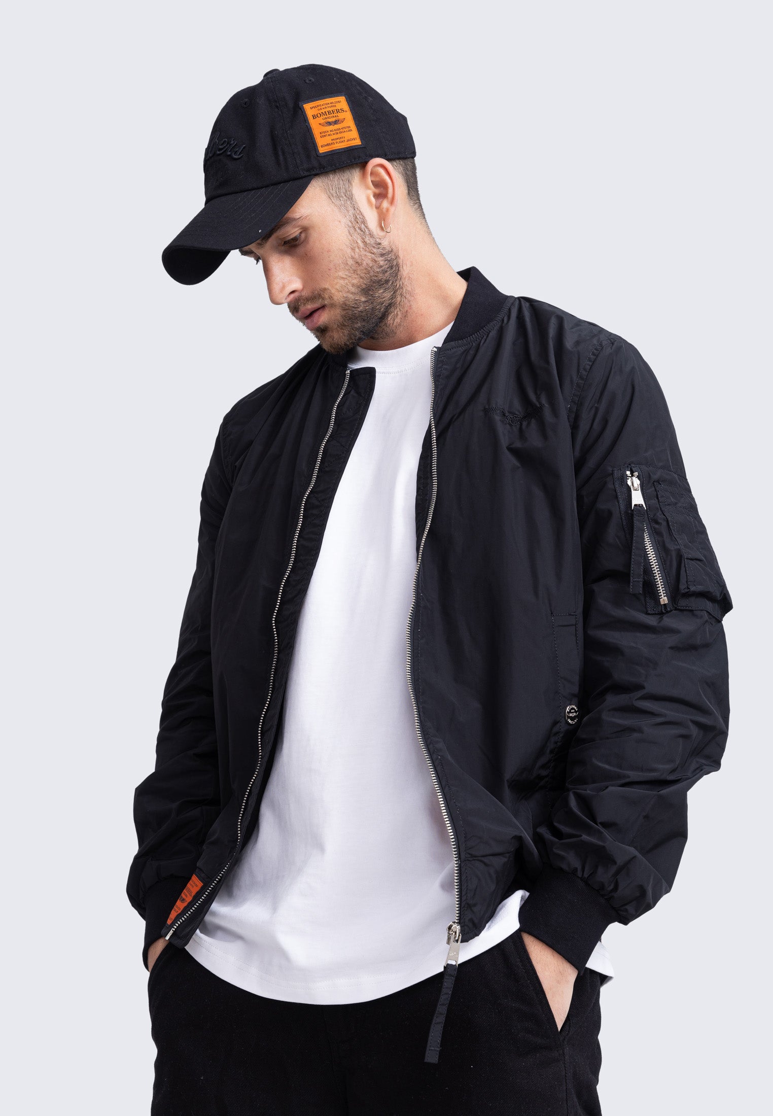 MA1 M Bomber jacket in Black Jackets Bombers Original   