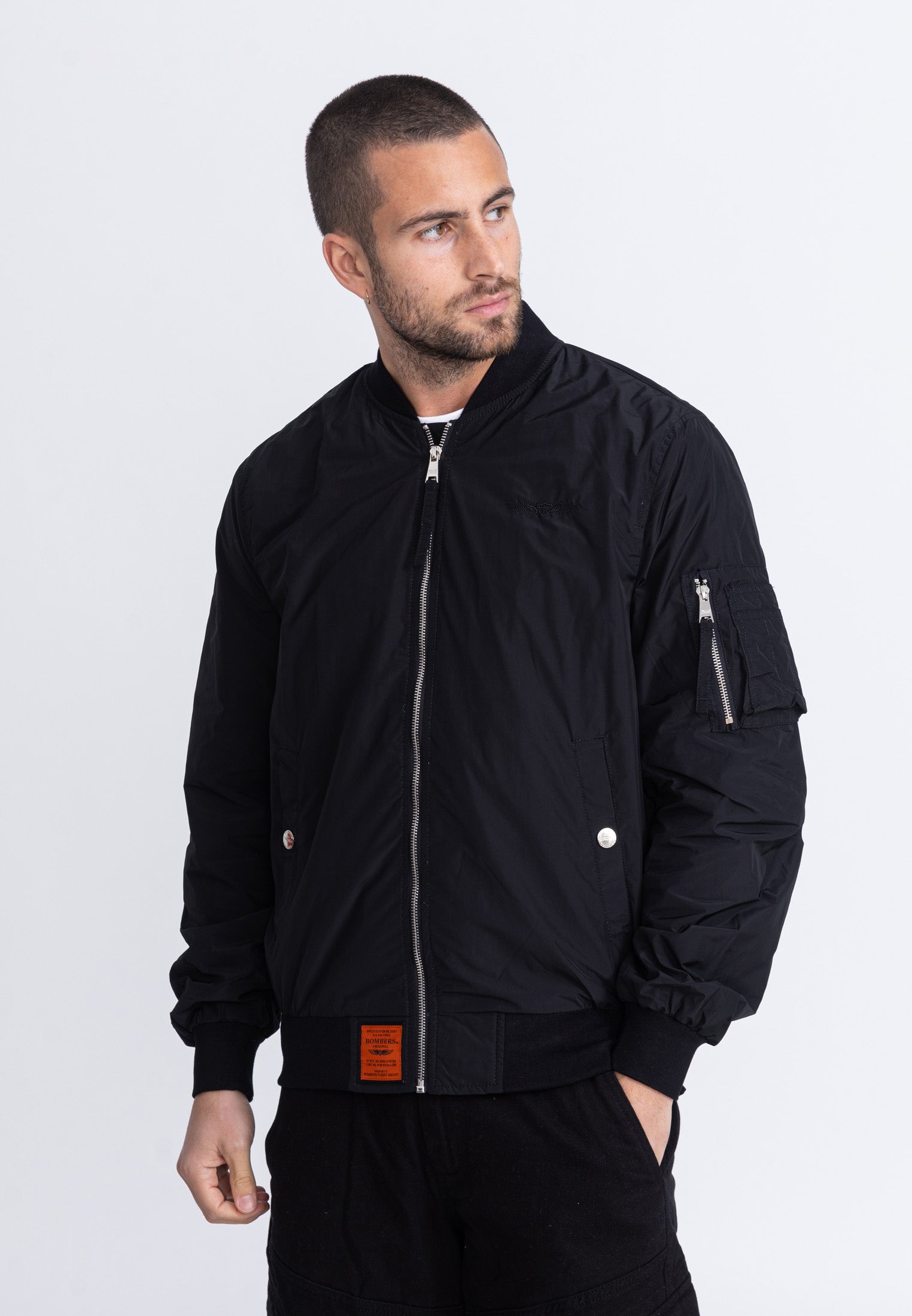 MA1 M Bomber jacket in Black Jackets Bombers Original   