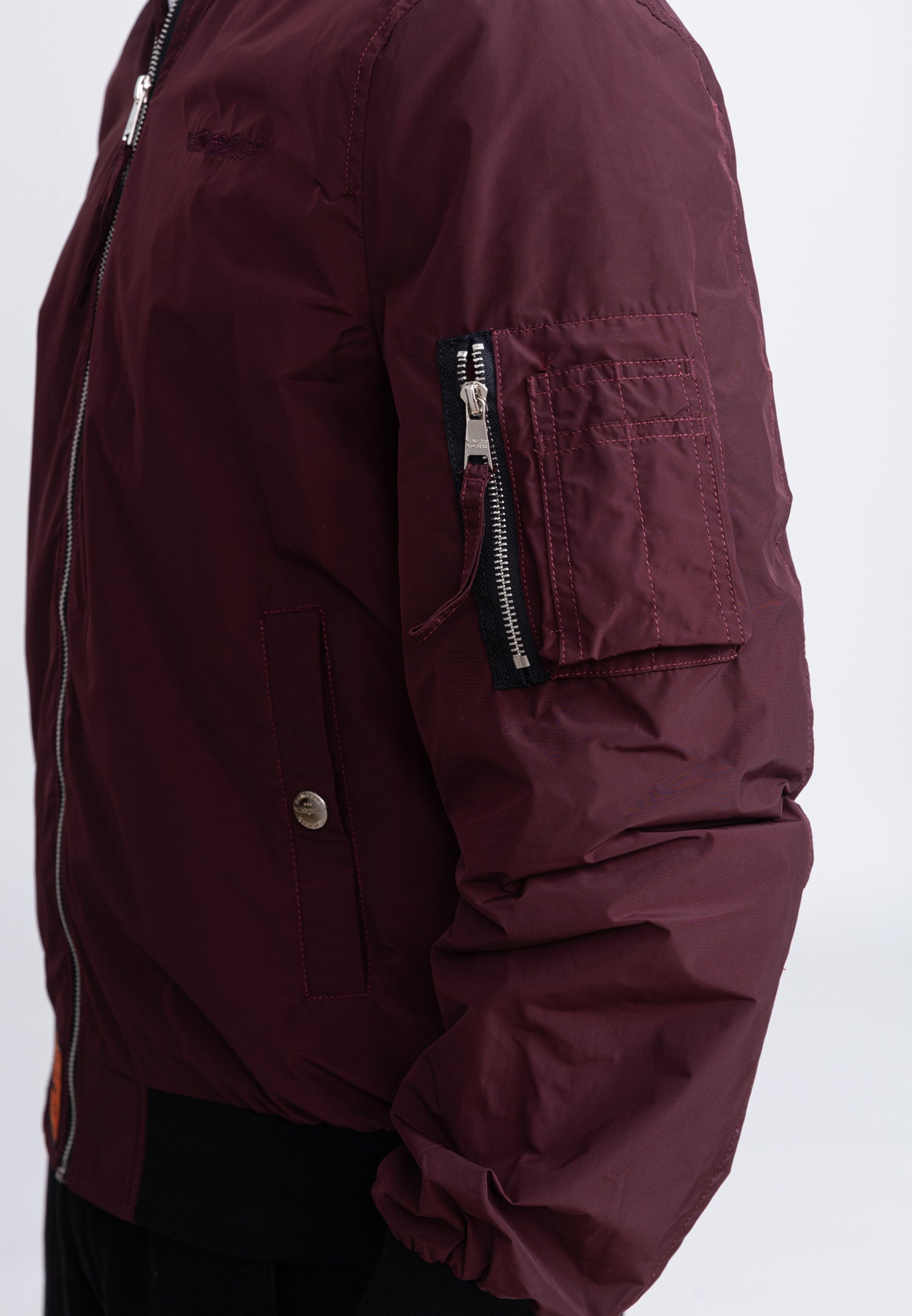 MA1 M Bomber jacket in Burgundy Jackets Bombers Original   