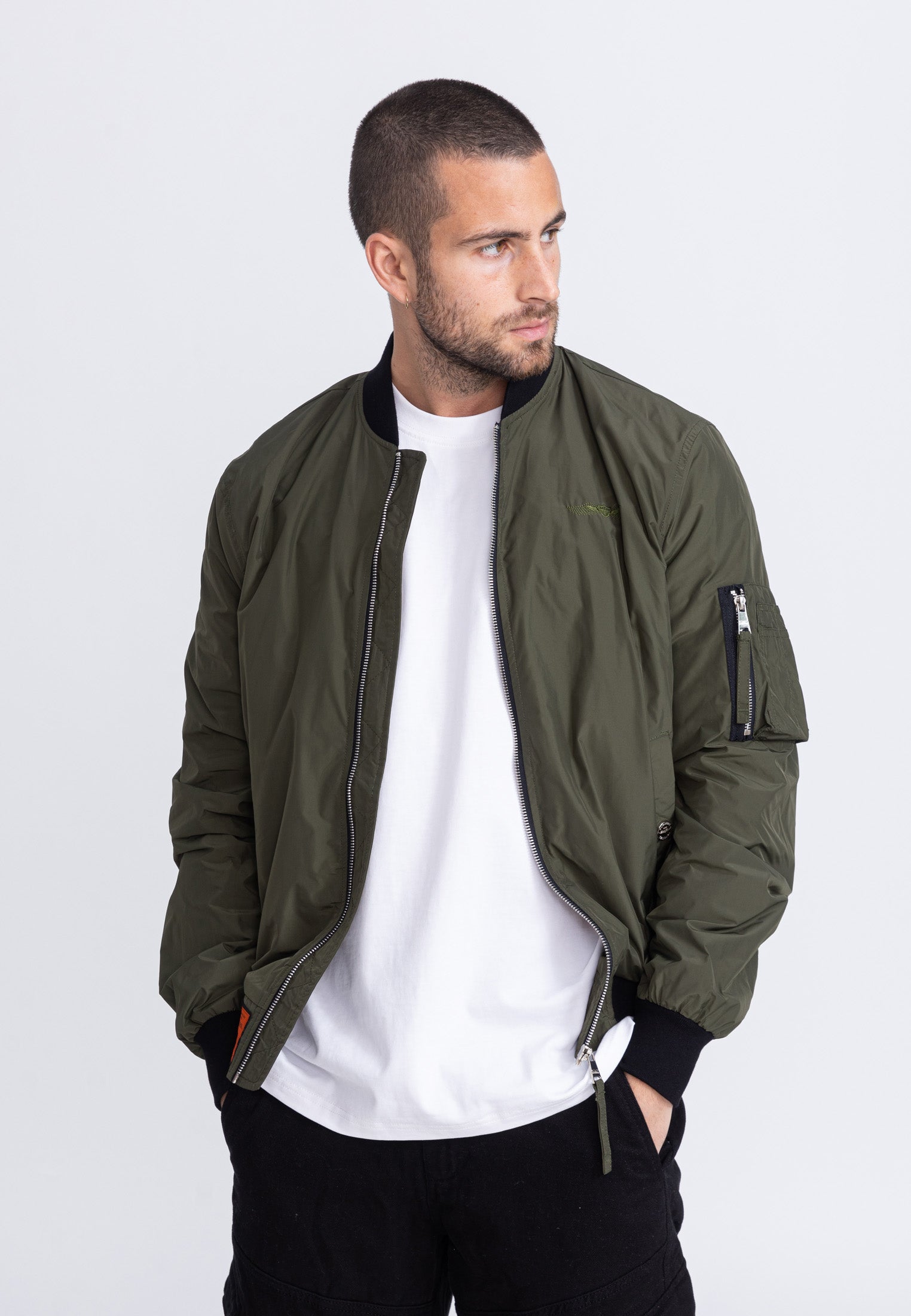 MA1 M bomber jacket in kaki Jackets Bombers Original   