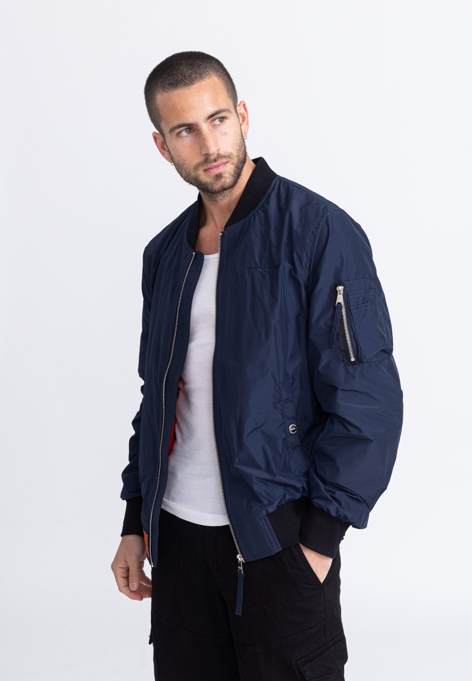 MA1 M Bomber jacket in Navy Jackets Bombers Original   