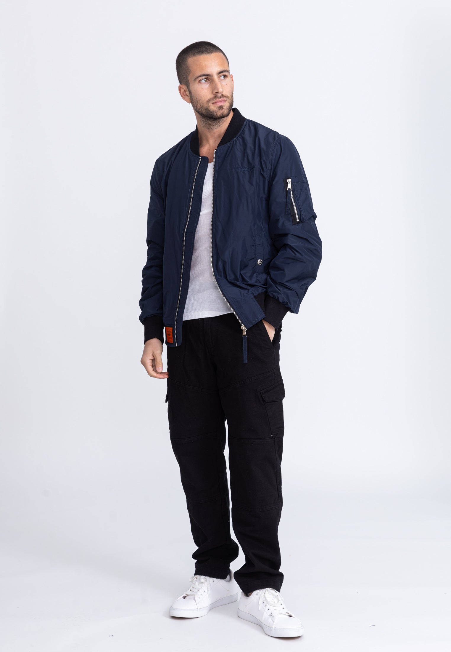 MA1 M Bomber jacket in Navy Jackets Bombers Original   