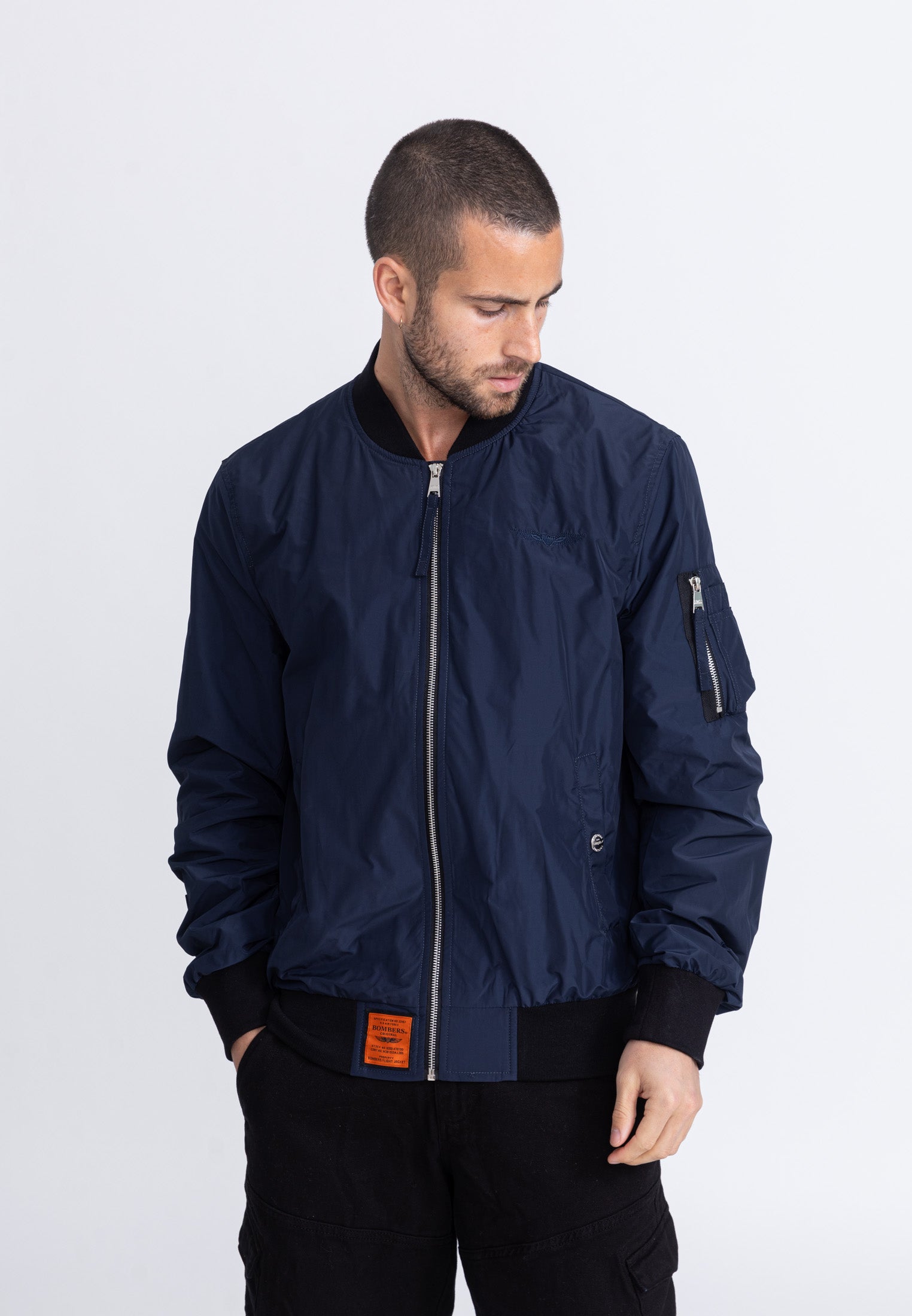 MA1 M Bomber jacket in Navy Jackets Bombers Original   