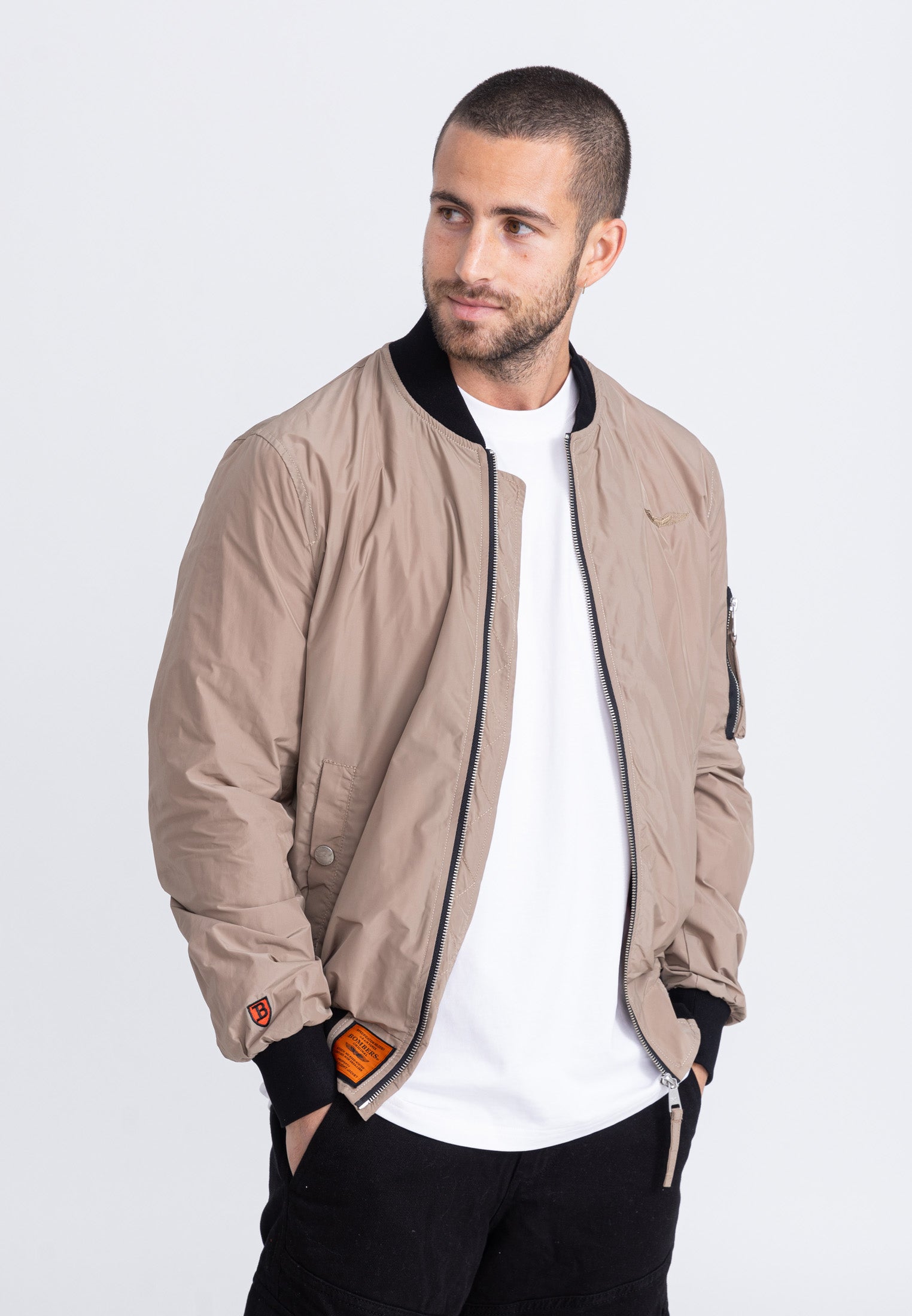 MA1 M Bomber jacket in Tan Jackets Bombers Original   