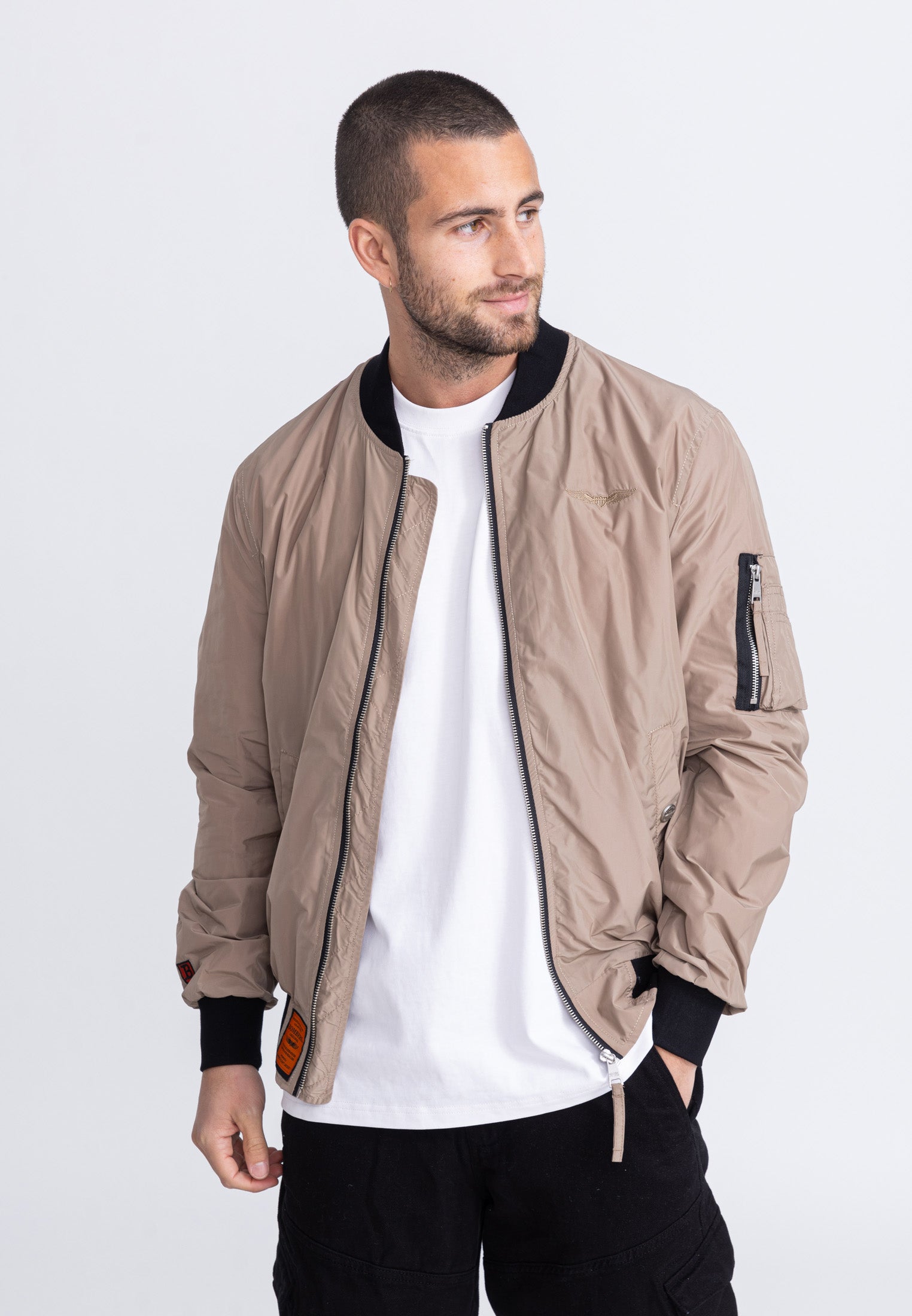 MA1 M Bomber jacket in Tan Jackets Bombers Original   