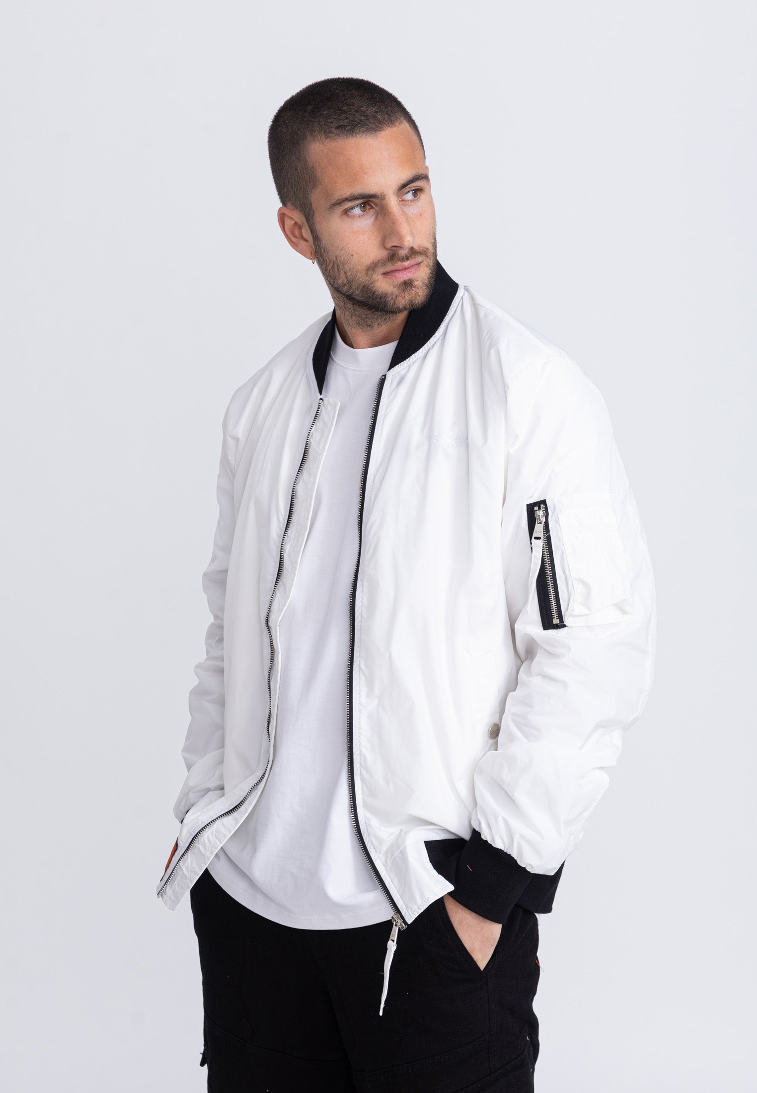 MA1 M Bomber jacket in White Jackets Bombers Original   