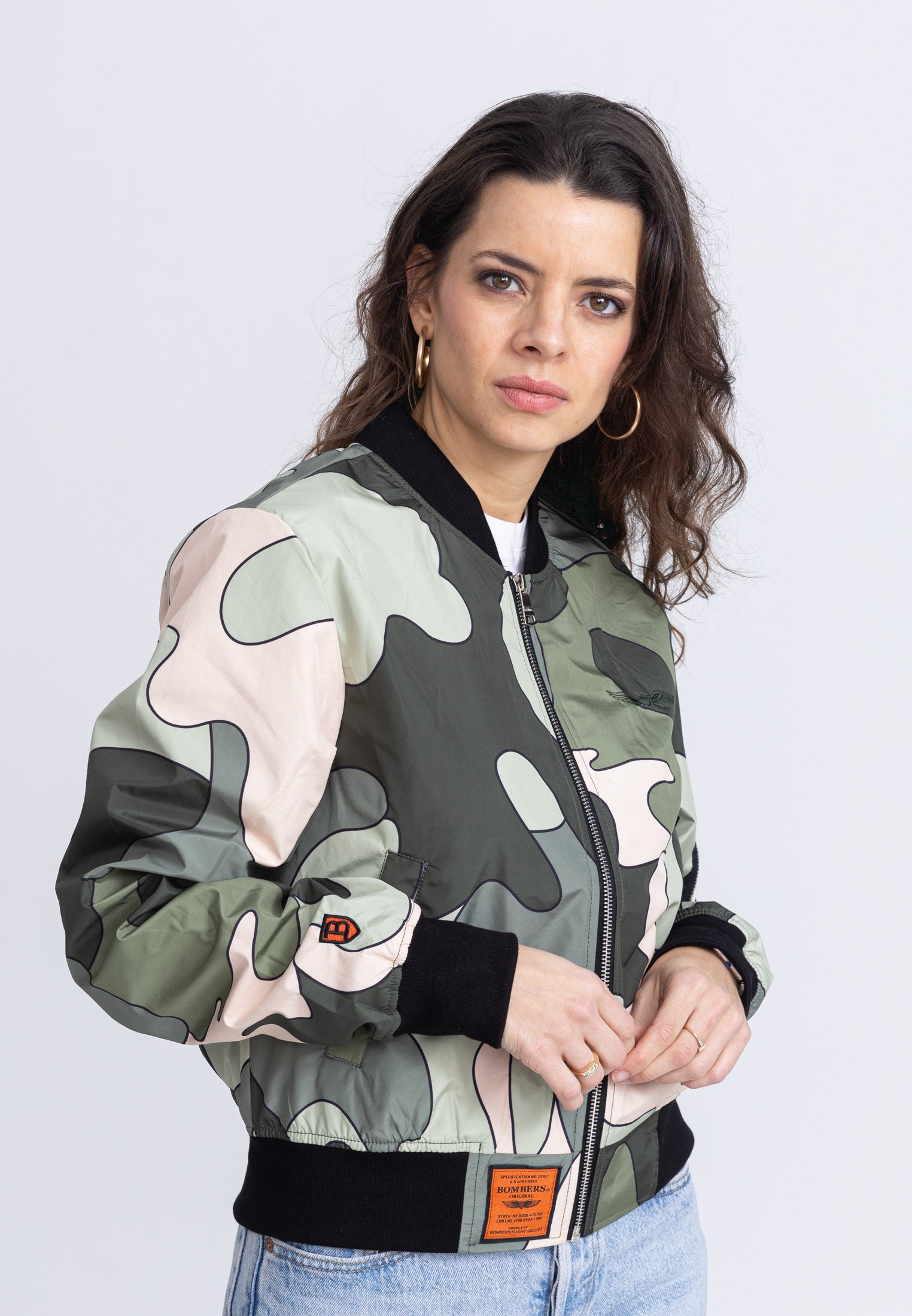 MA1 W bomber jacket in camo/kaki jackets Bombers Original   