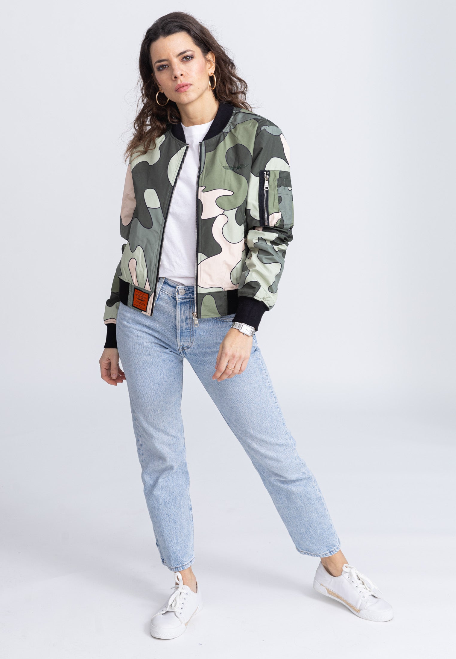 MA1 W bomber jacket in camo/kaki jackets Bombers Original   