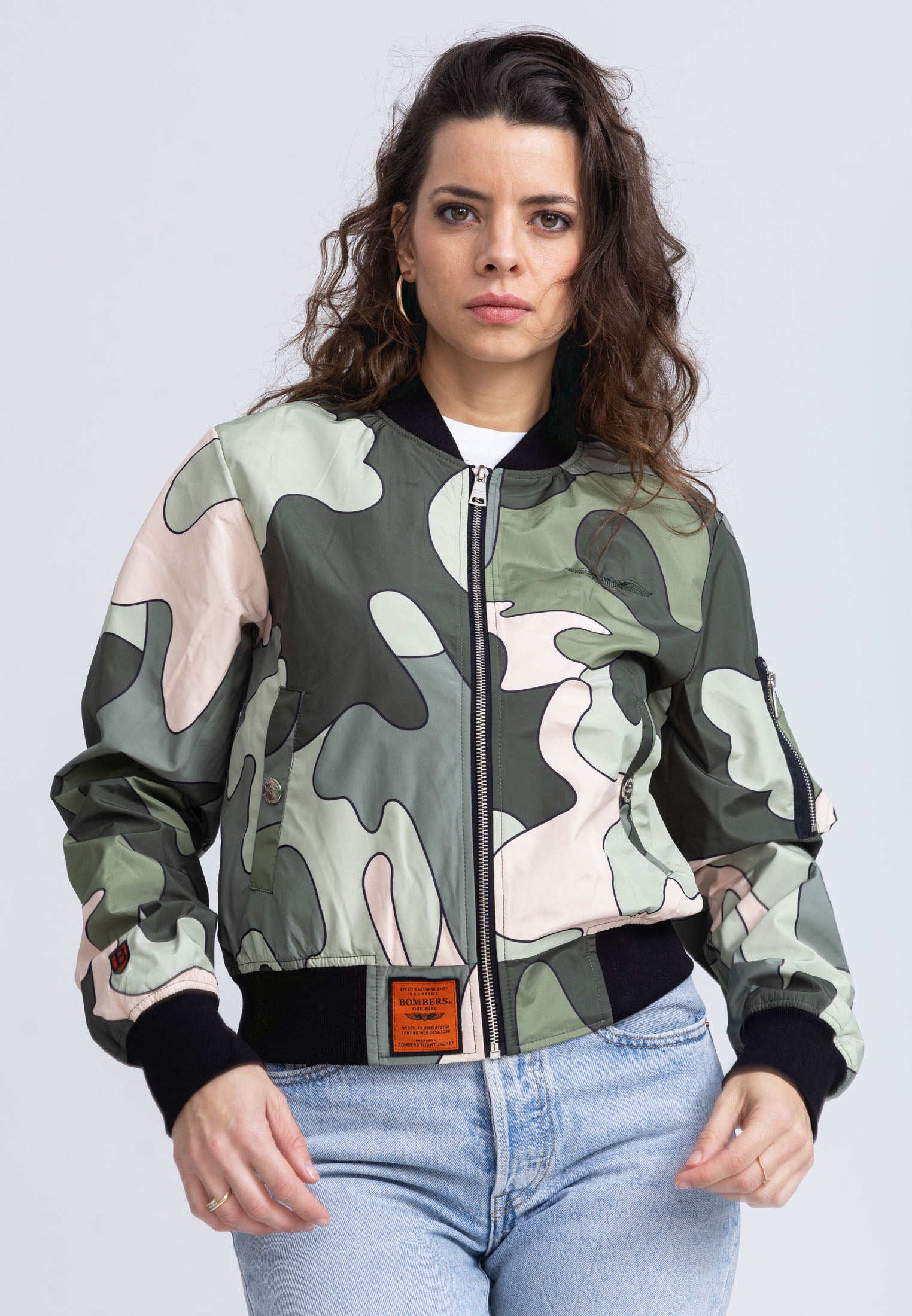 MA1 W bomber jacket in camo/kaki jackets Bombers Original   