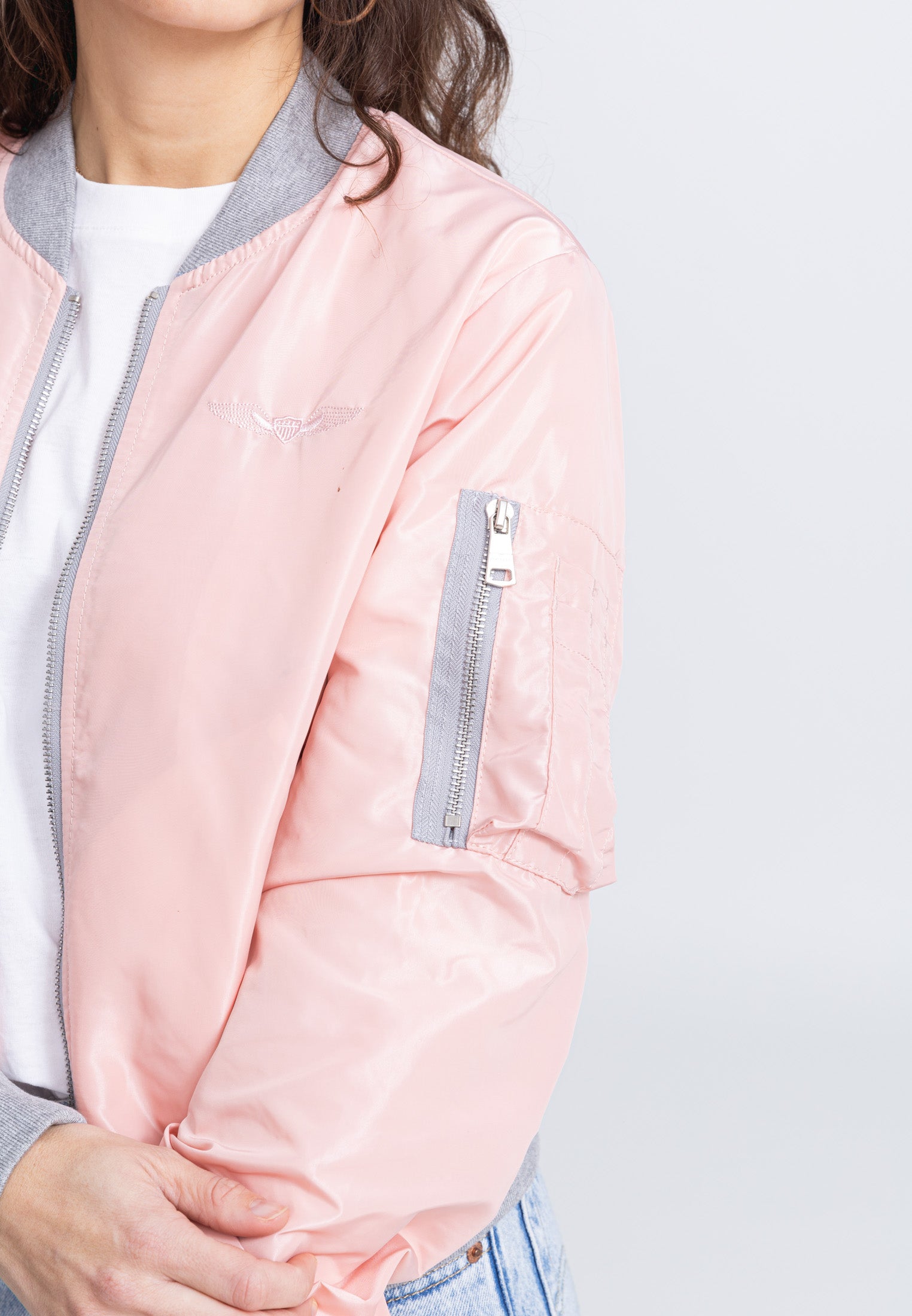 MA1 W Bomber jacket in L.Pink Jackets Bombers Original   