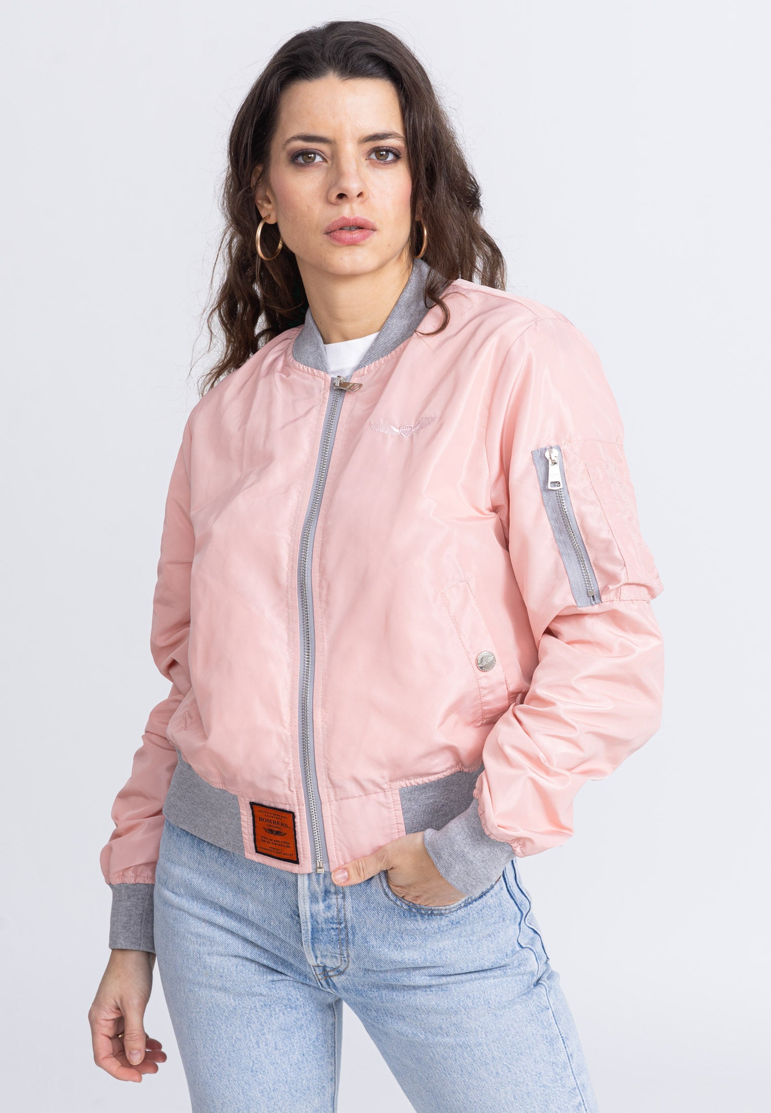 MA1 W Bomber jacket in L.Pink Jackets Bombers Original   