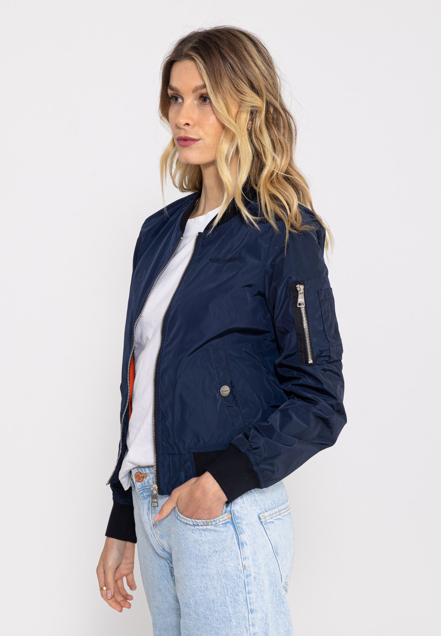 MA1 W Bomber jacket in Navy Jackets Bombers Original   