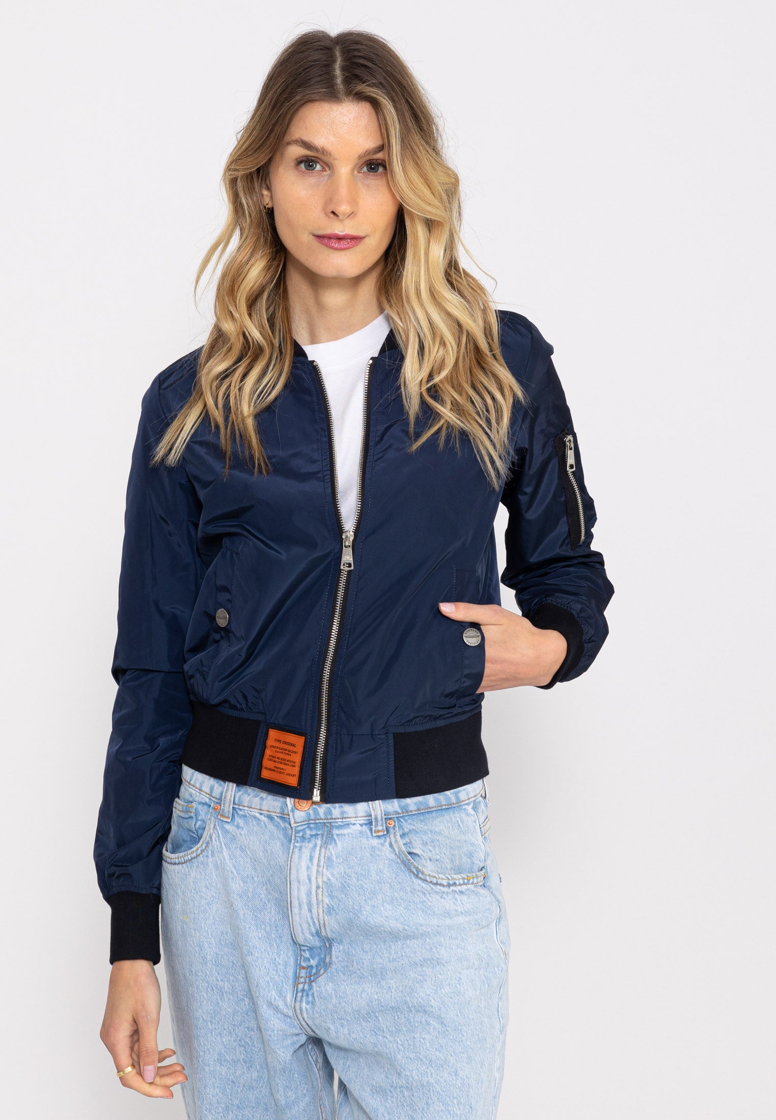 MA1 W Bomber jacket in Navy Jackets Bombers Original   