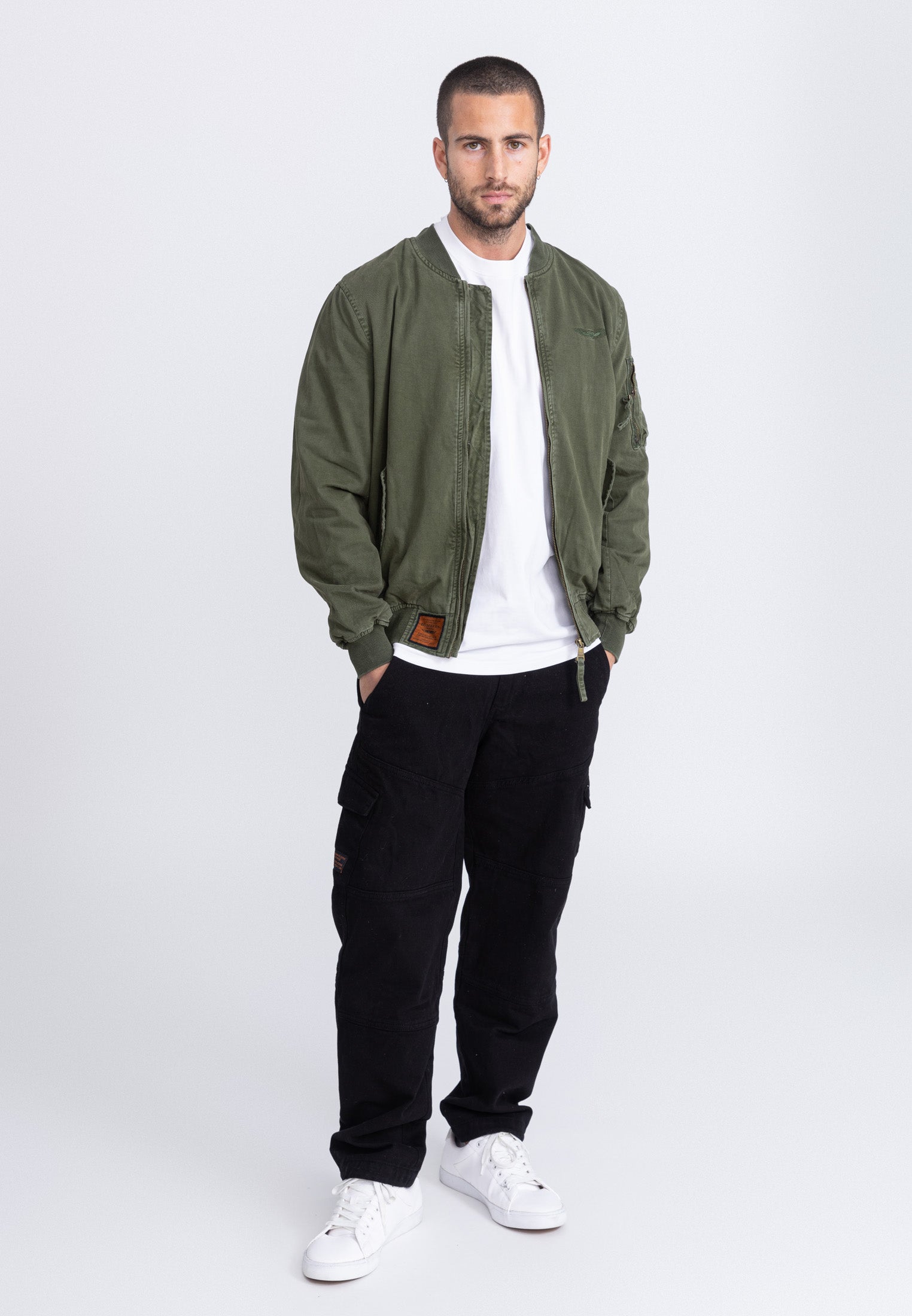 Mac M bomber jacket in kaki Jackets Bombers Original   