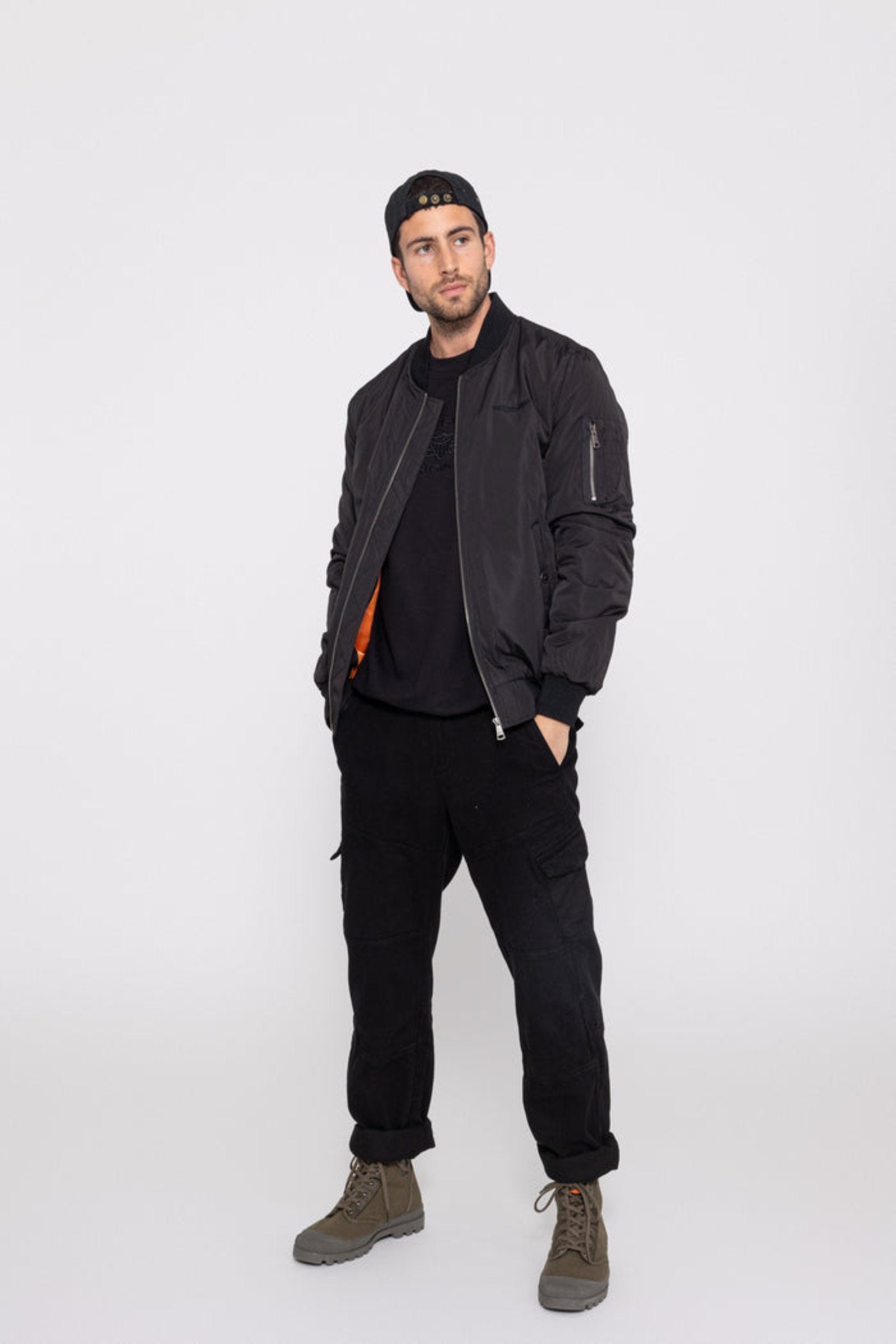 Max M bomber jacket in Black Jackets Bombers Original   