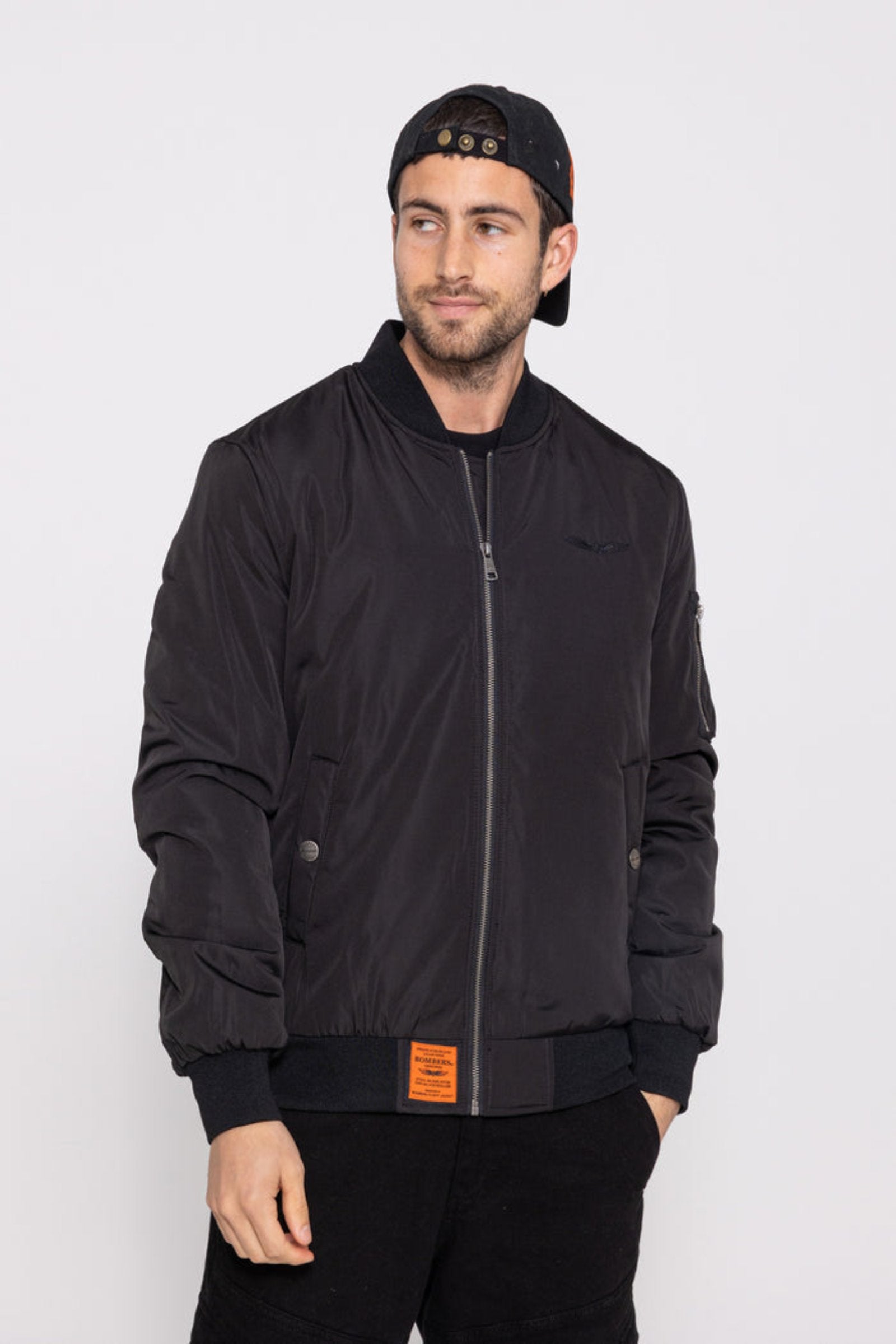 Max M bomber jacket in Black Jackets Bombers Original   