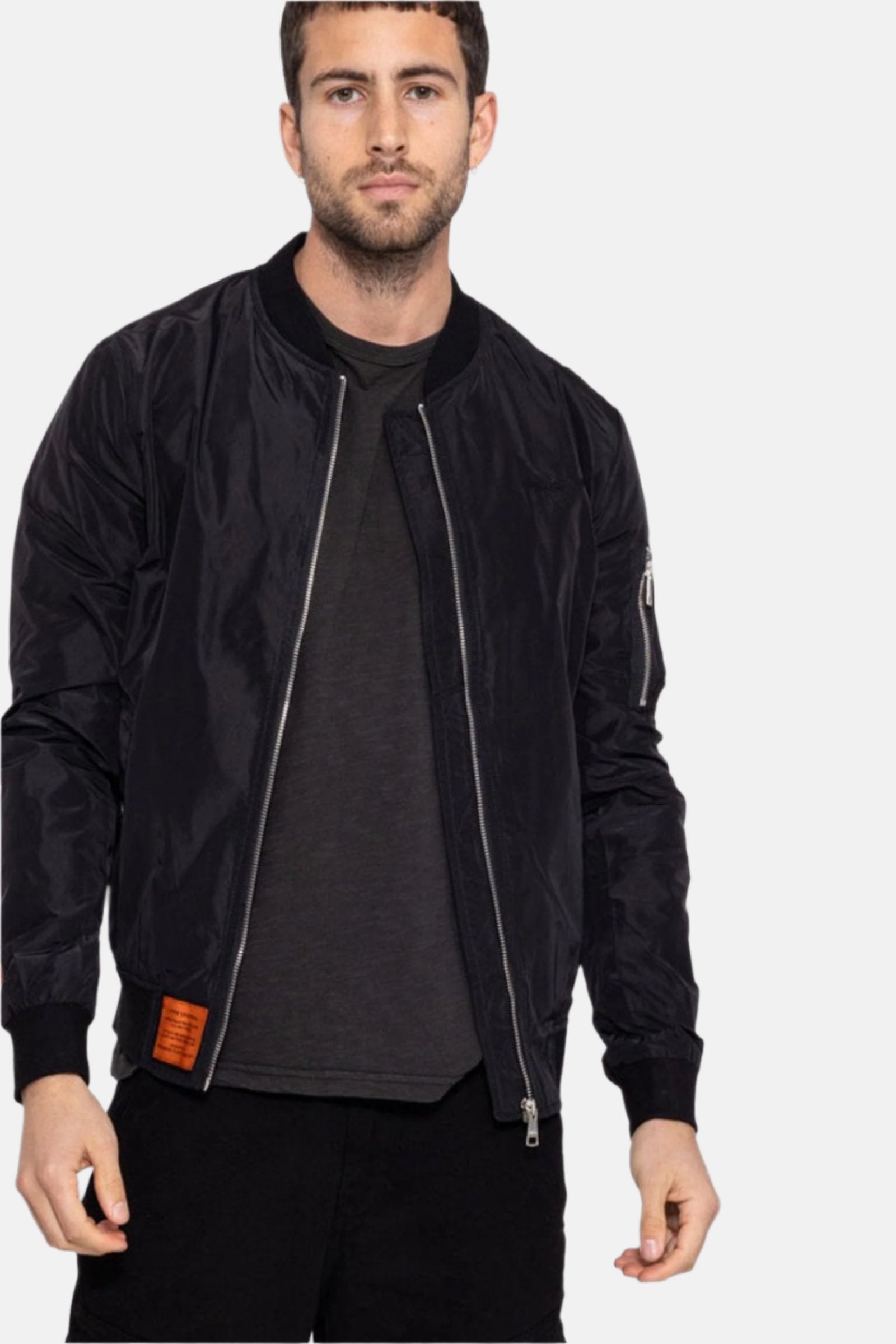 Max M bomber jacket in Black Bombers Original Switzerland