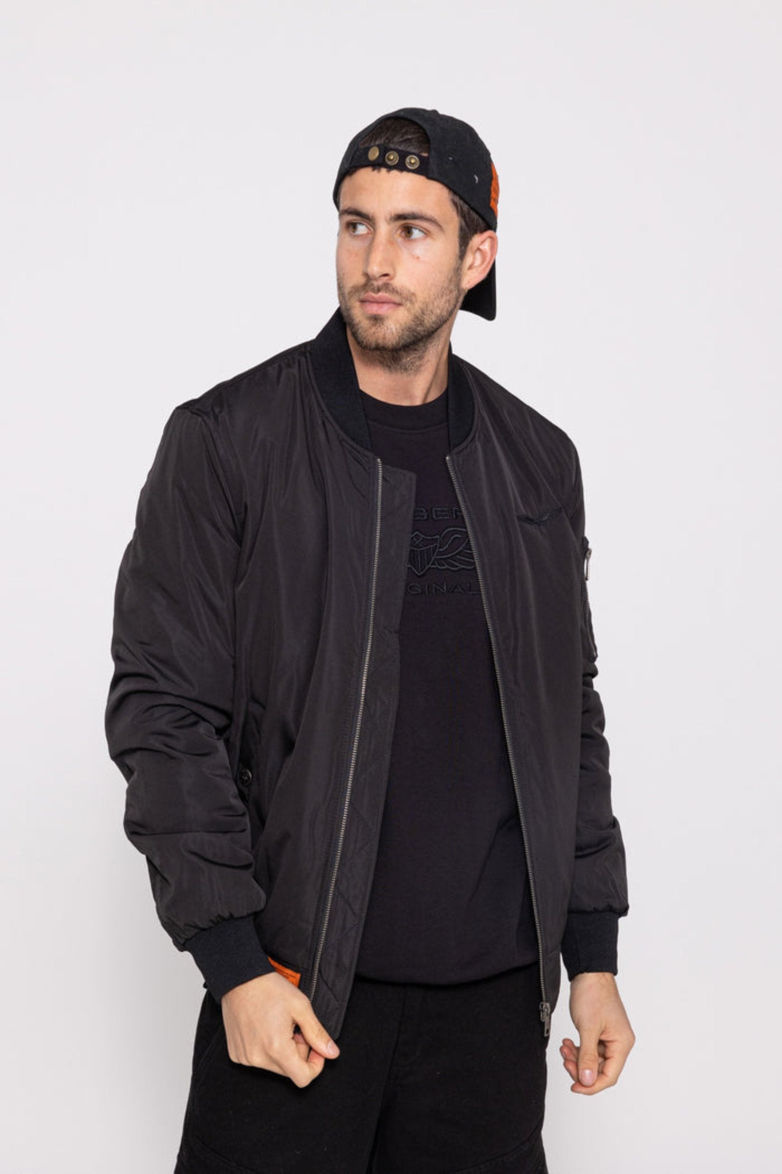 Max M bomber jacket in Black Jackets Bombers Original   