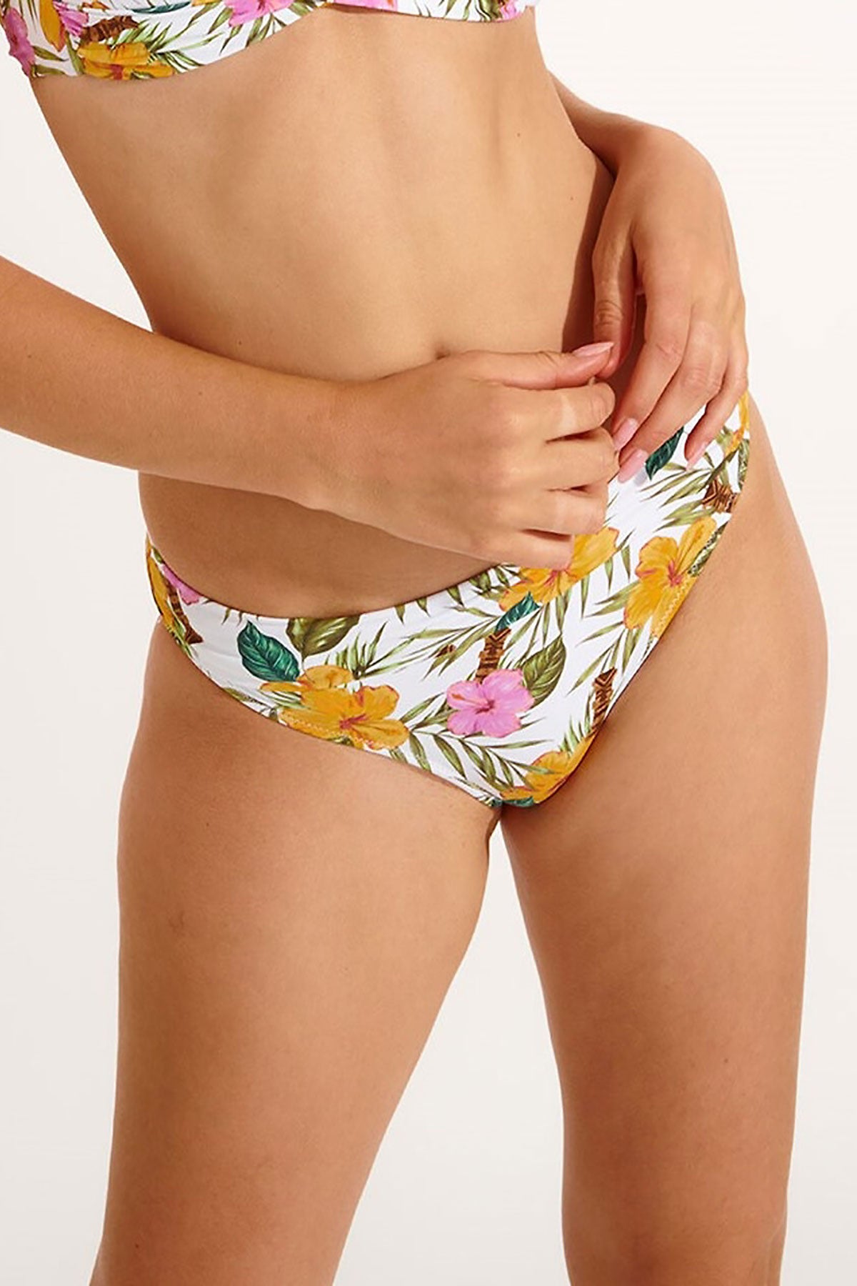 MERENDA TORTUGA bikini bottoms in Blanc Bikini Banana Moon   