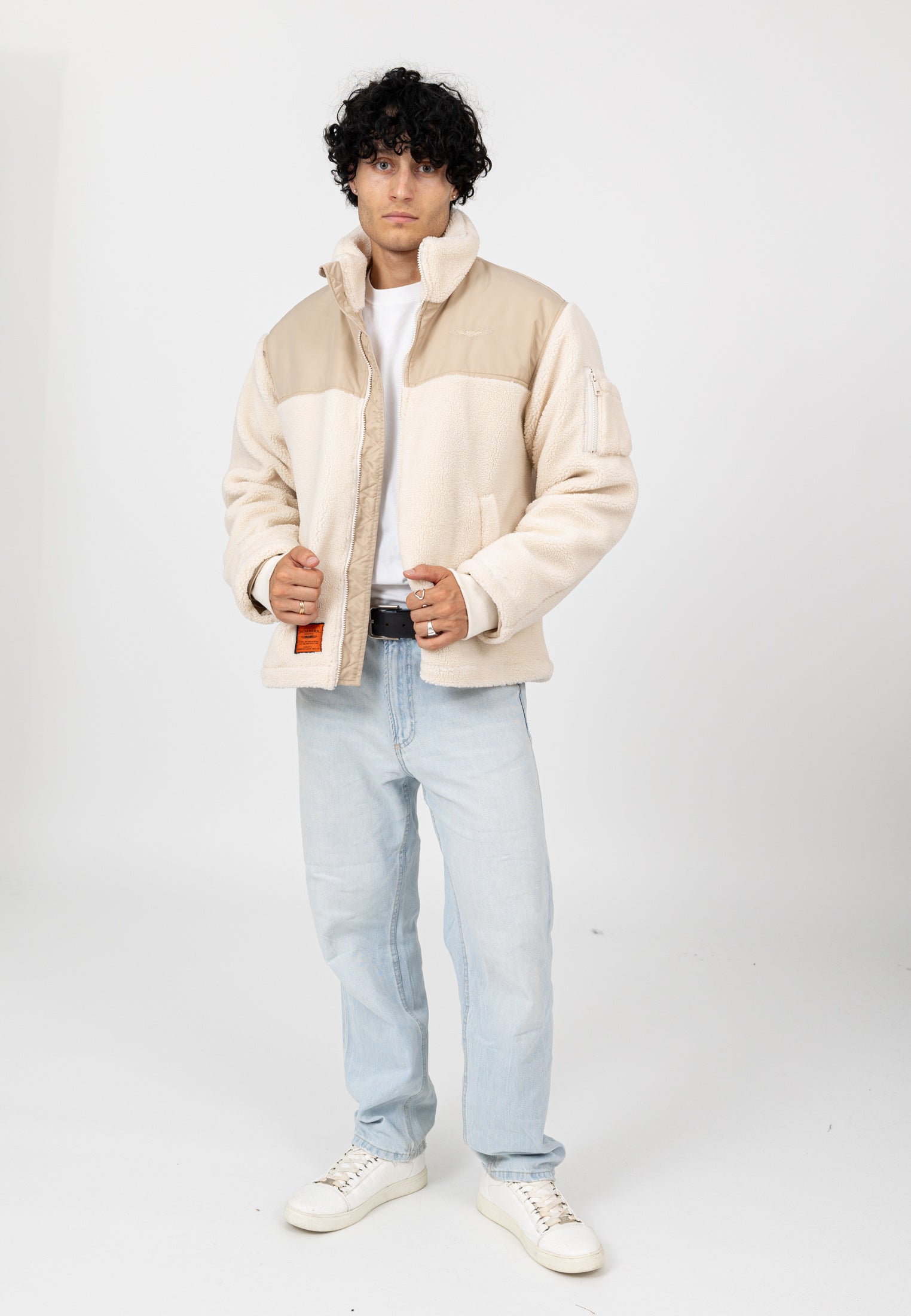 Moncton-M in Cream Jackets Bombers Original