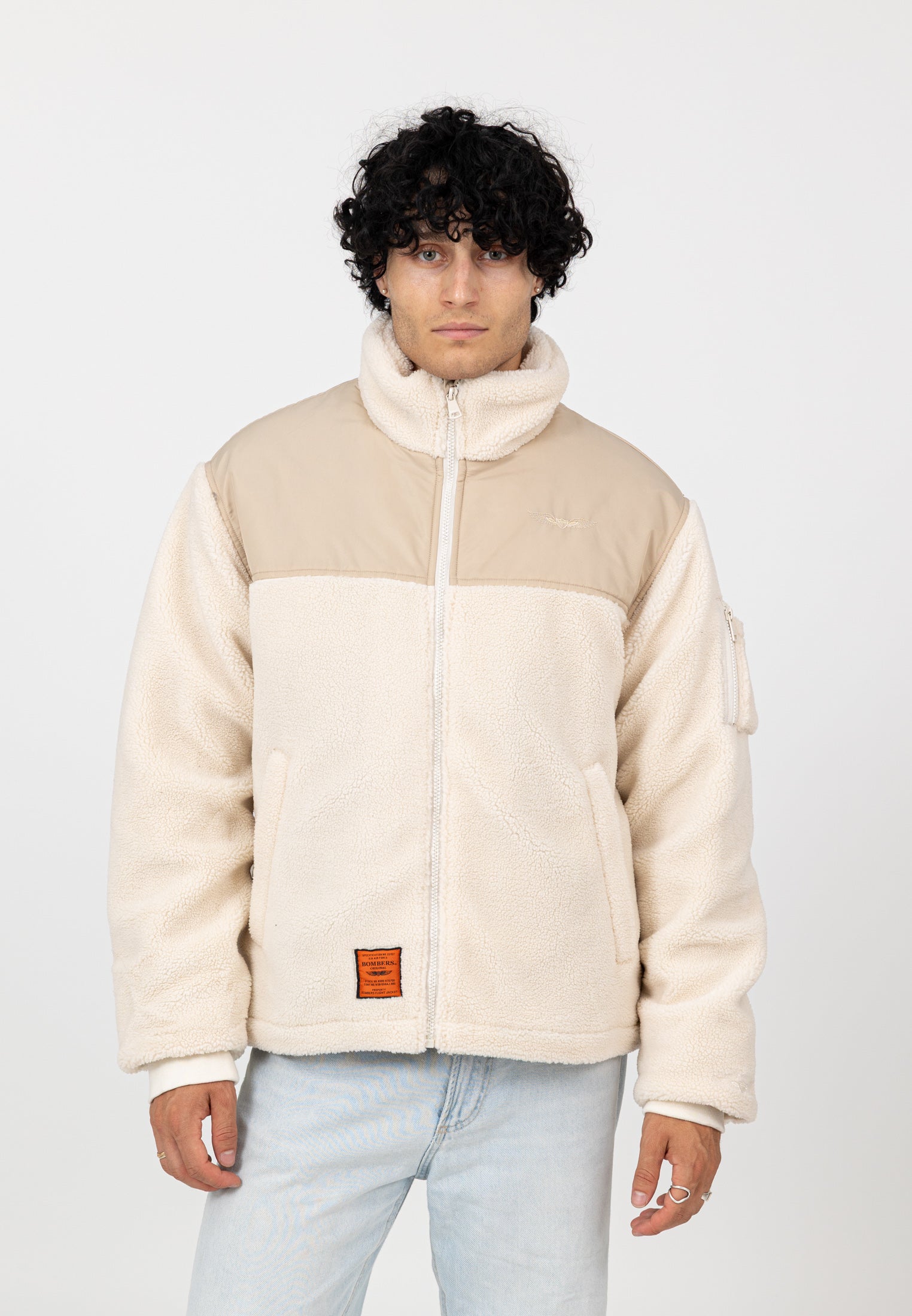 Moncton-M in Cream Jackets Bombers Original