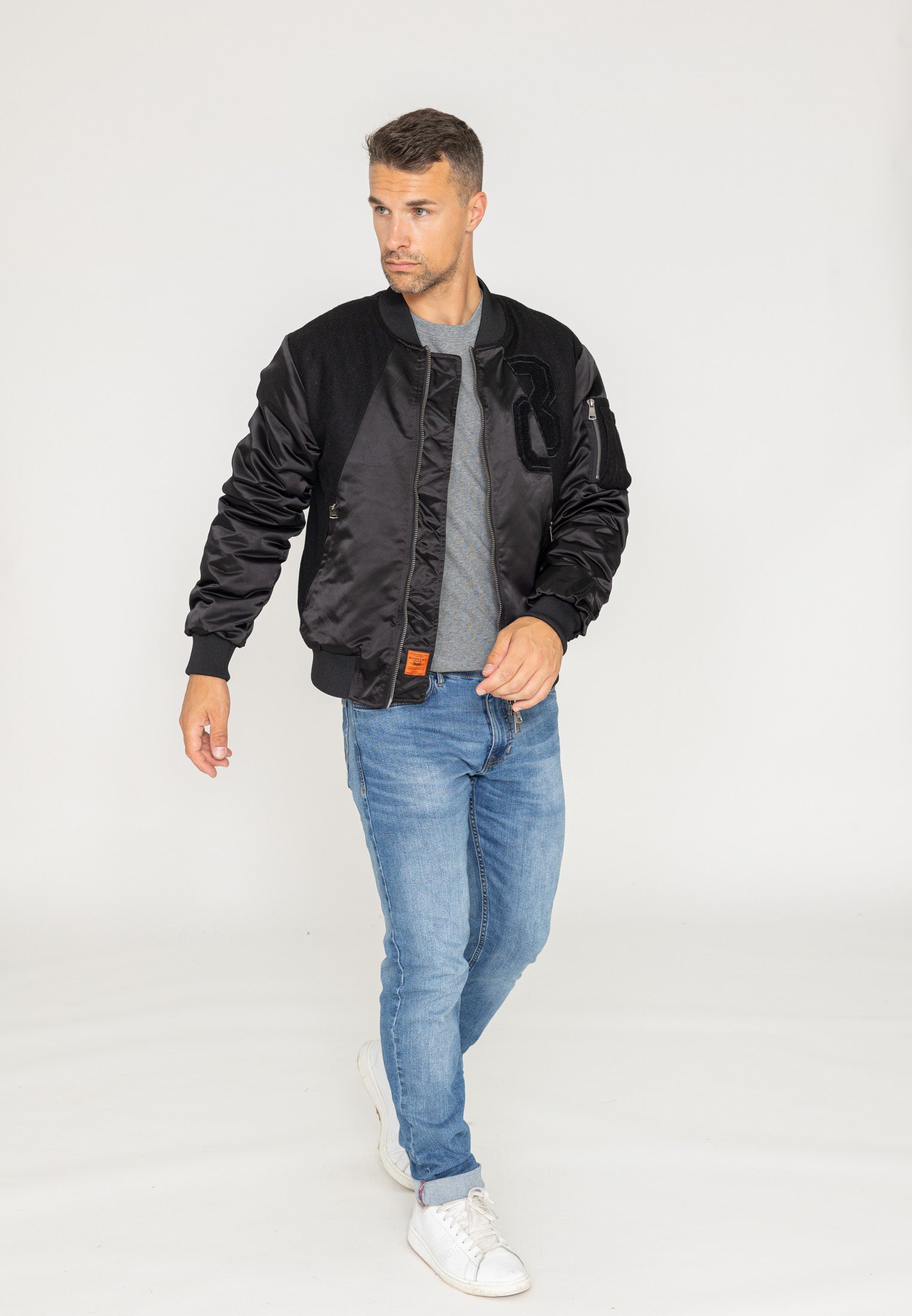 Nabari U bomber jacket in Black Jackets Bombers Original   