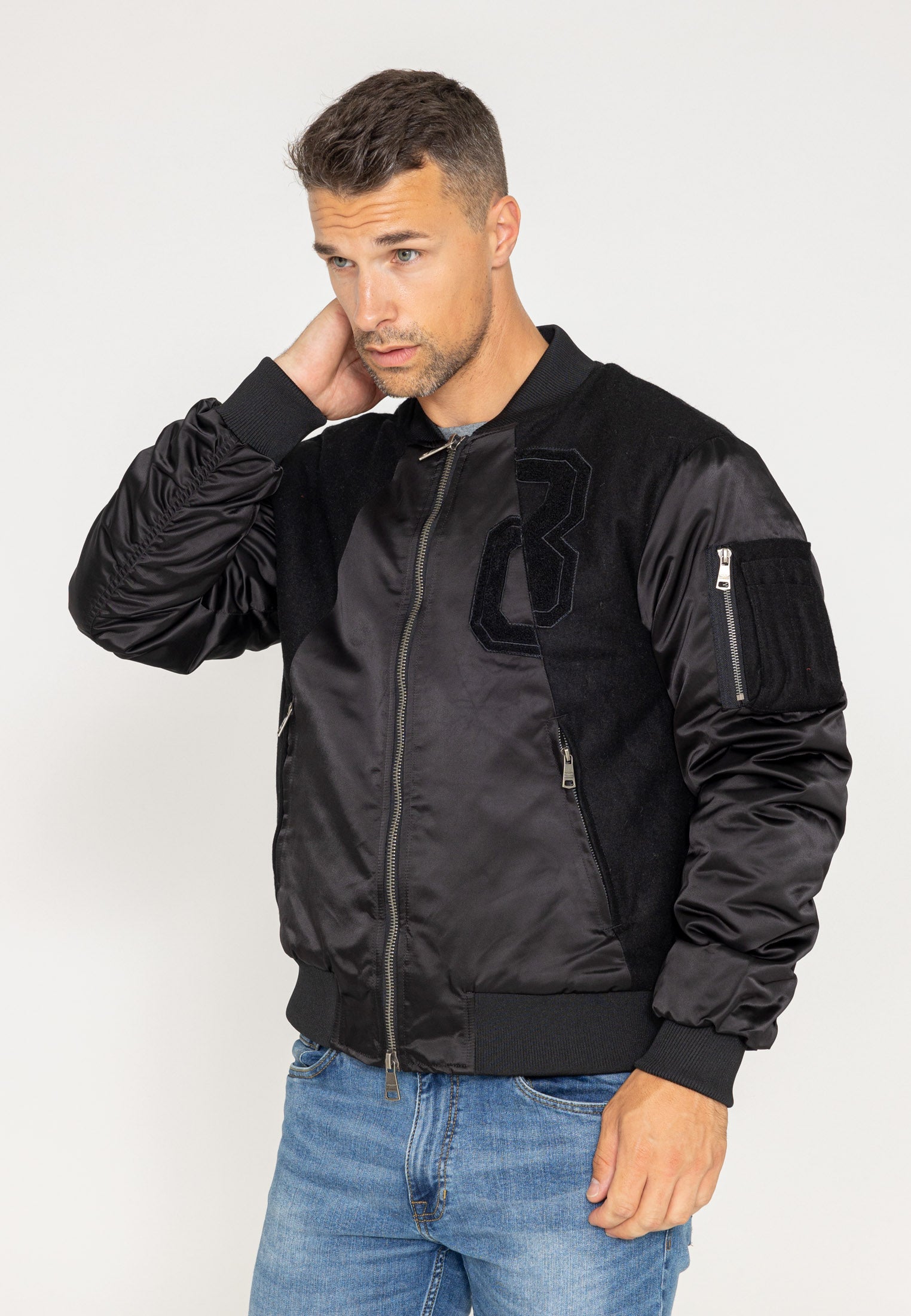 Nabari U bomber jacket in Black Jackets Bombers Original   